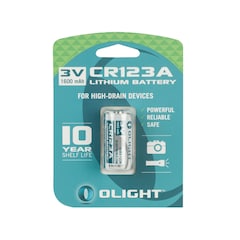 Olight 3V CR123 A Li-Fe 1600 mAh Battery