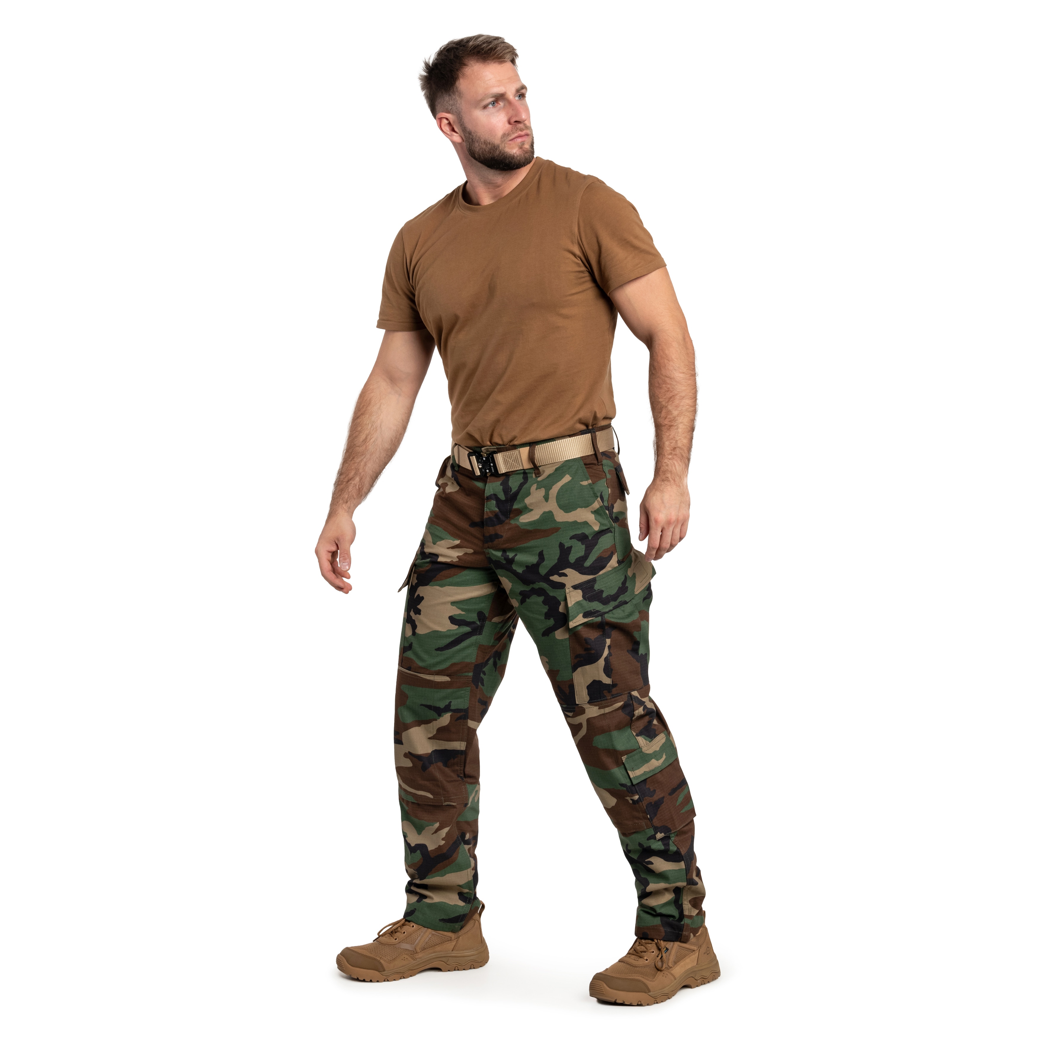 Mil-Tec Teesar US ACU Rip-Stop Military Trousers - Woodland