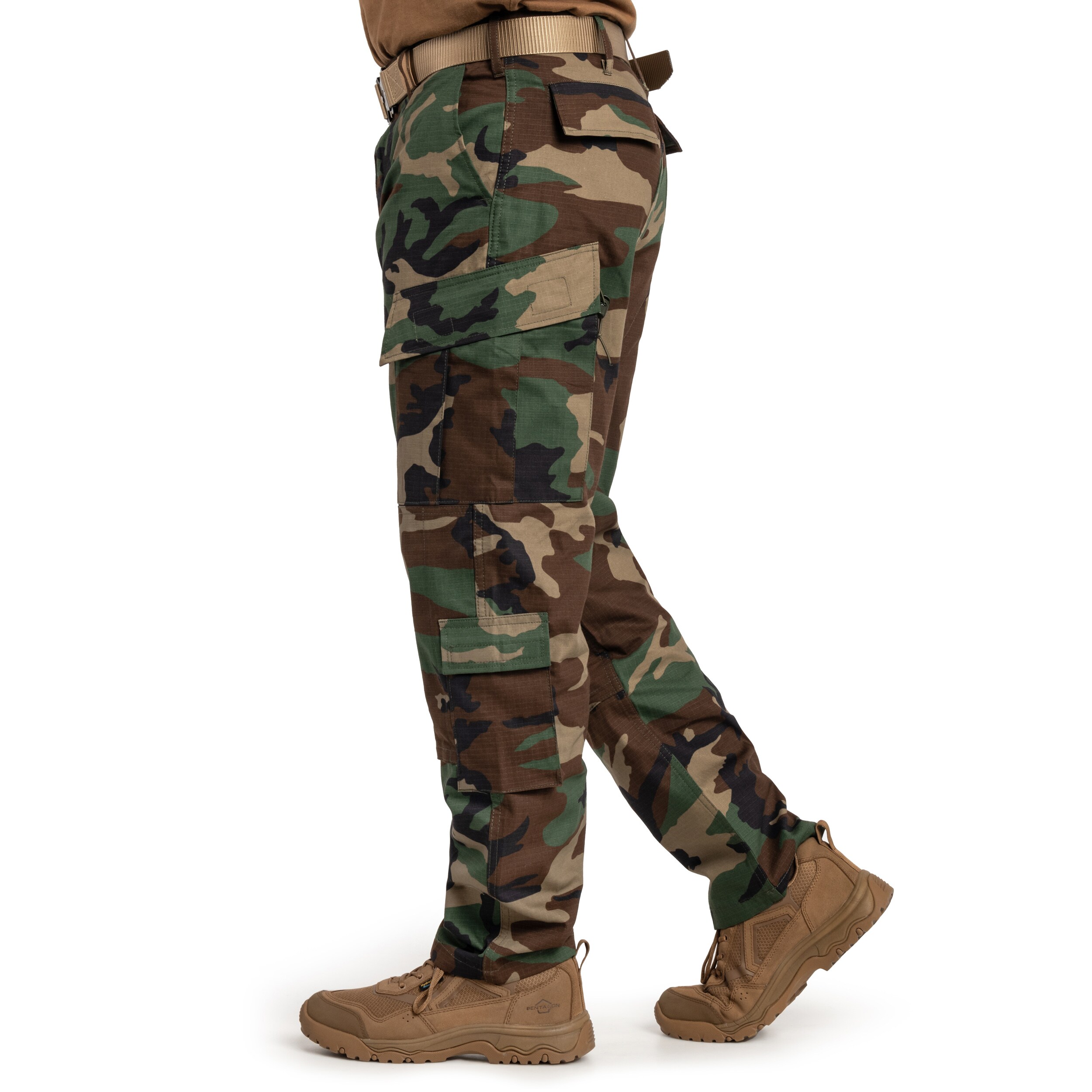 Mil-Tec Teesar US ACU Rip-Stop Military Pants - Woodland