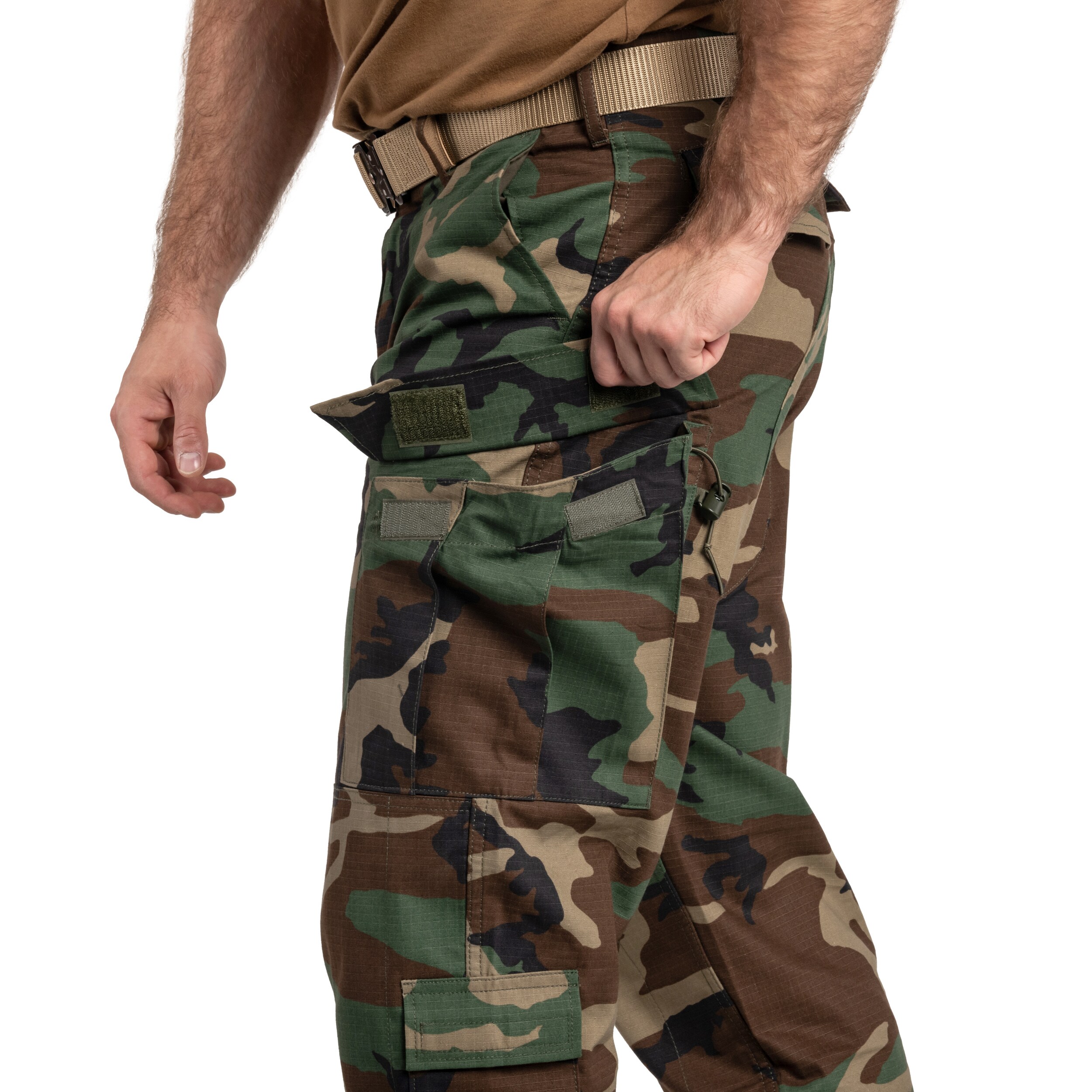 Mil-Tec Teesar US ACU Rip-Stop Military Pants - Woodland