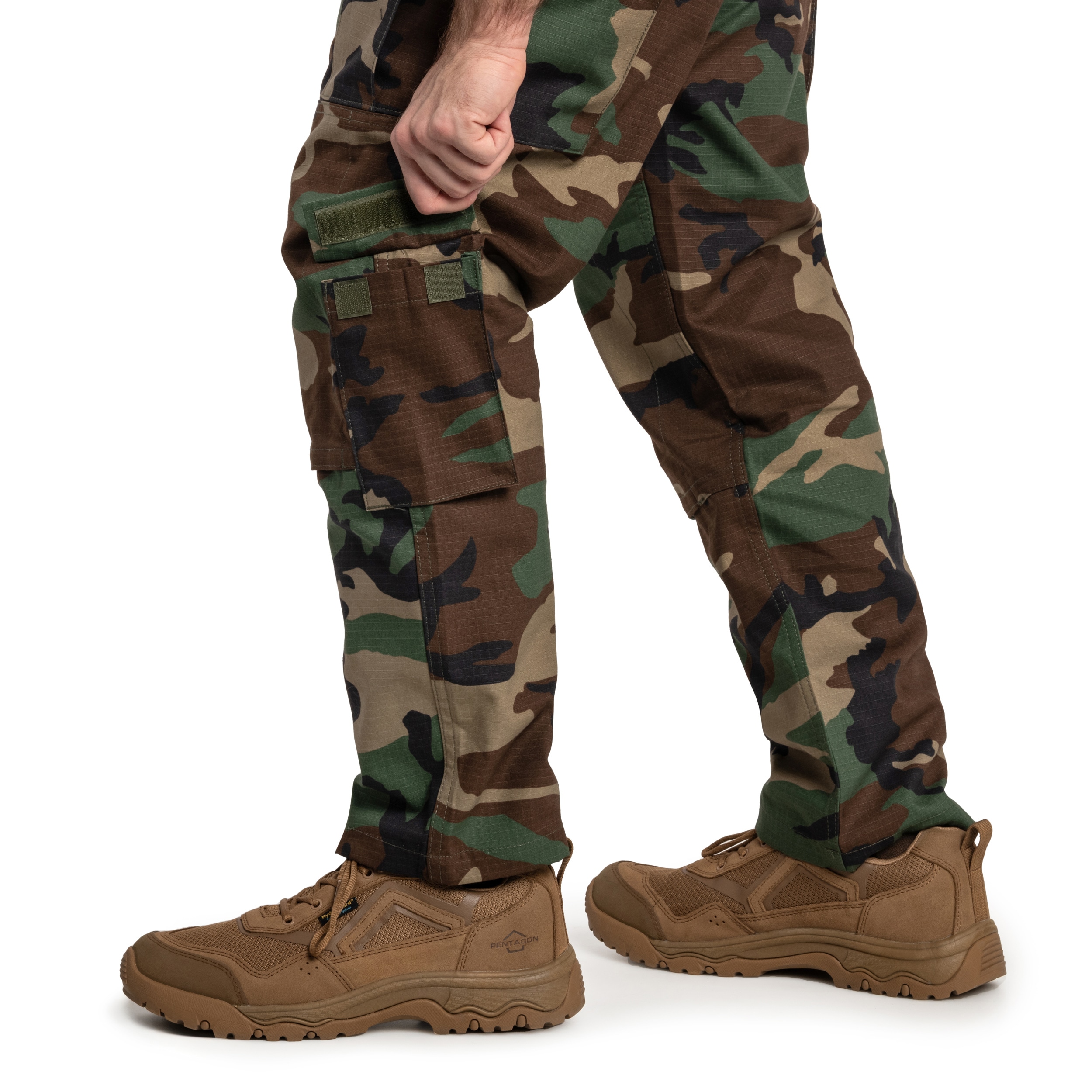 Mil-Tec Teesar US ACU Rip-Stop Military Pants - Woodland