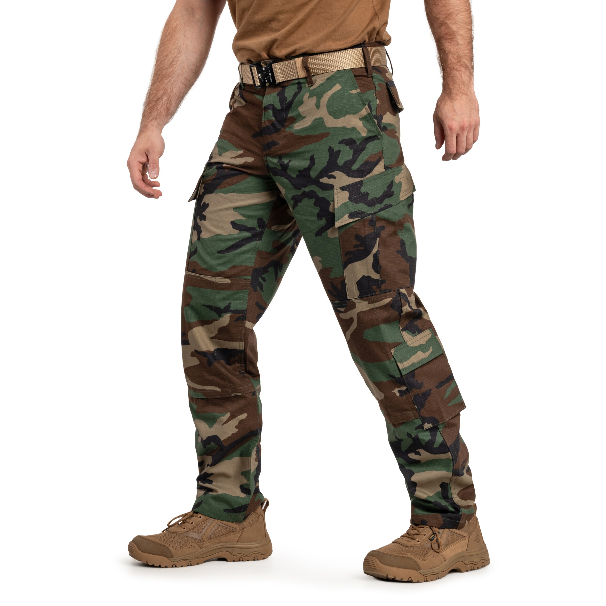 Mil-Tec Teesar US ACU Rip-Stop Military Pants - Woodland