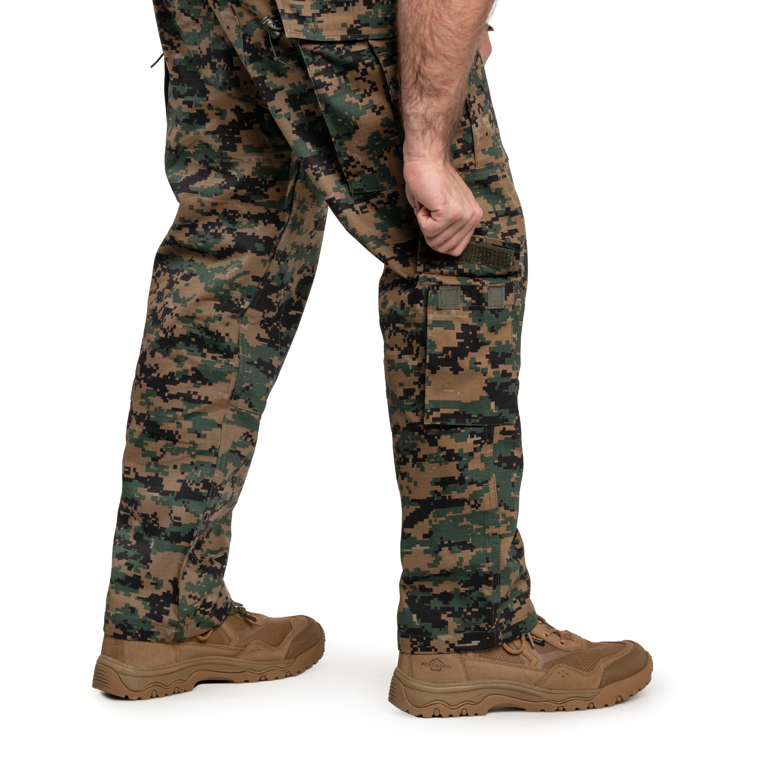 Military trousers Mil-Tec Teesar US ACU Rip-Stop - Digital Woodland