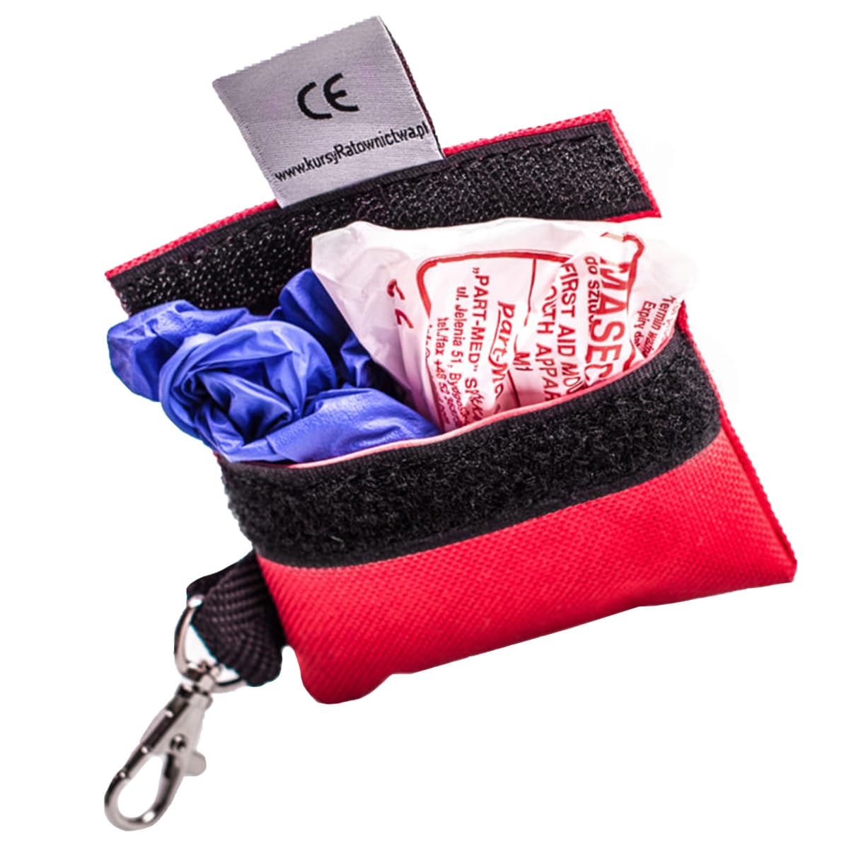 Medaid Mini Plus key ring first aid kit - Red