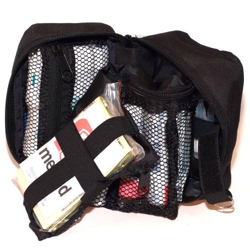 Medaid travel first aid kit with accessories type 370 - Black