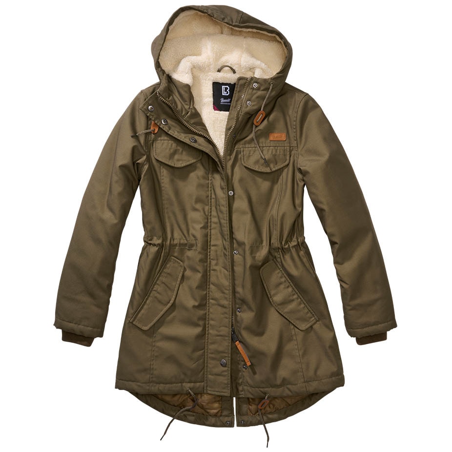 Brandit Women's Marsh Lake Parka Jacket - Olive