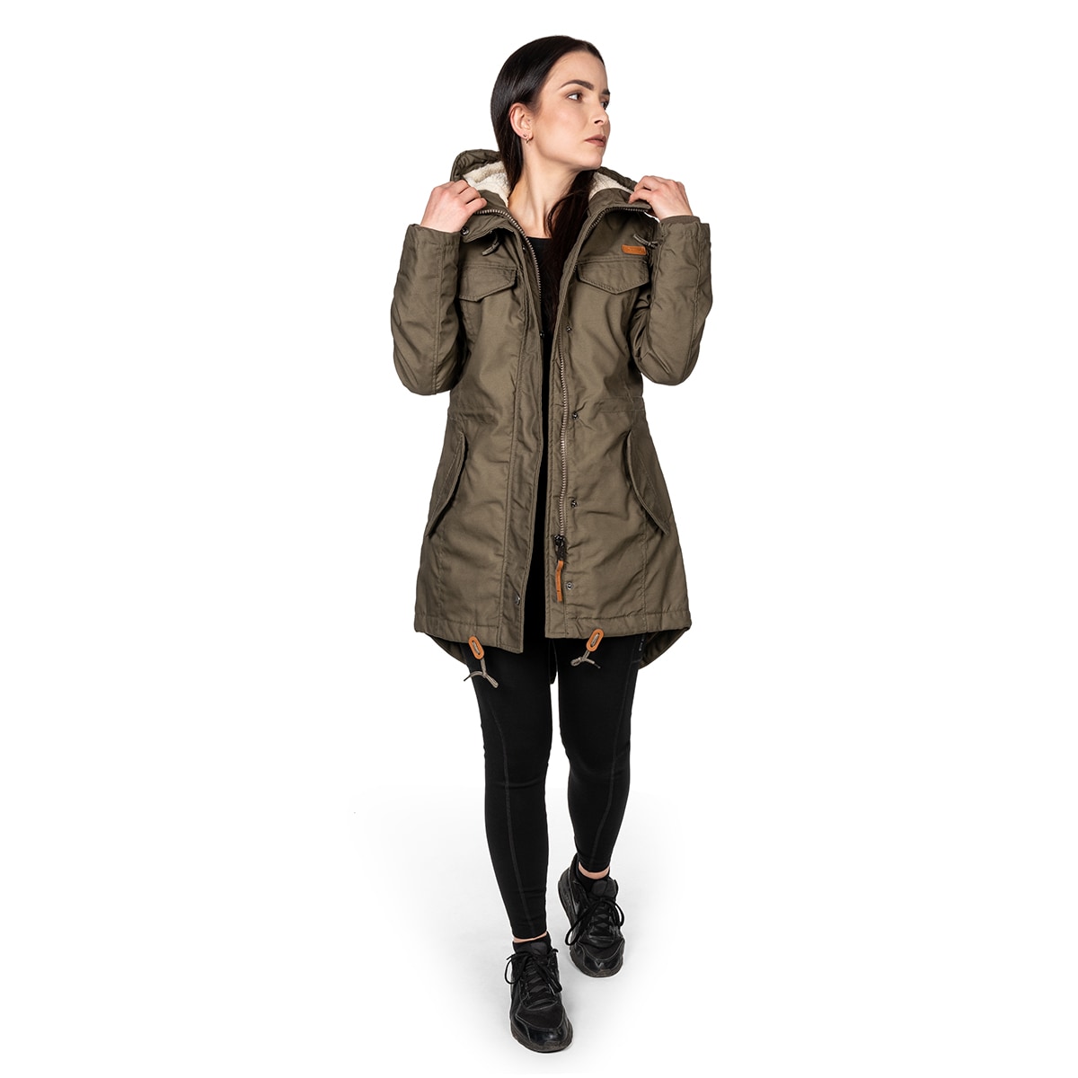 Brandit Women's Marsh Lake Parka Jacket - Olive