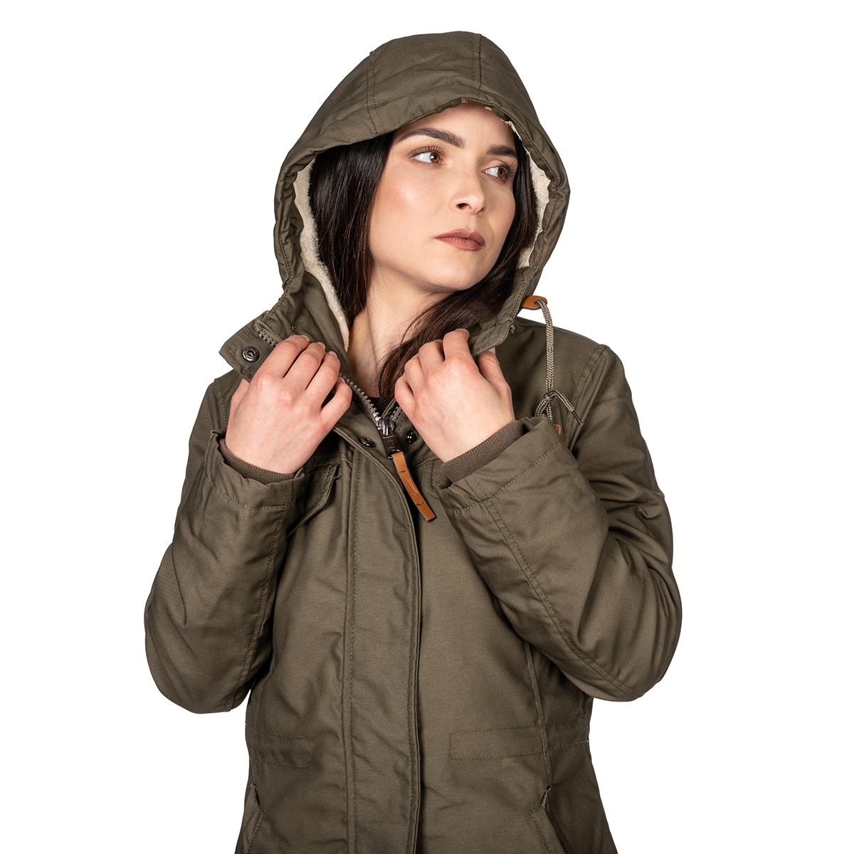 Brandit Women's Marsh Lake Parka Jacket - Olive