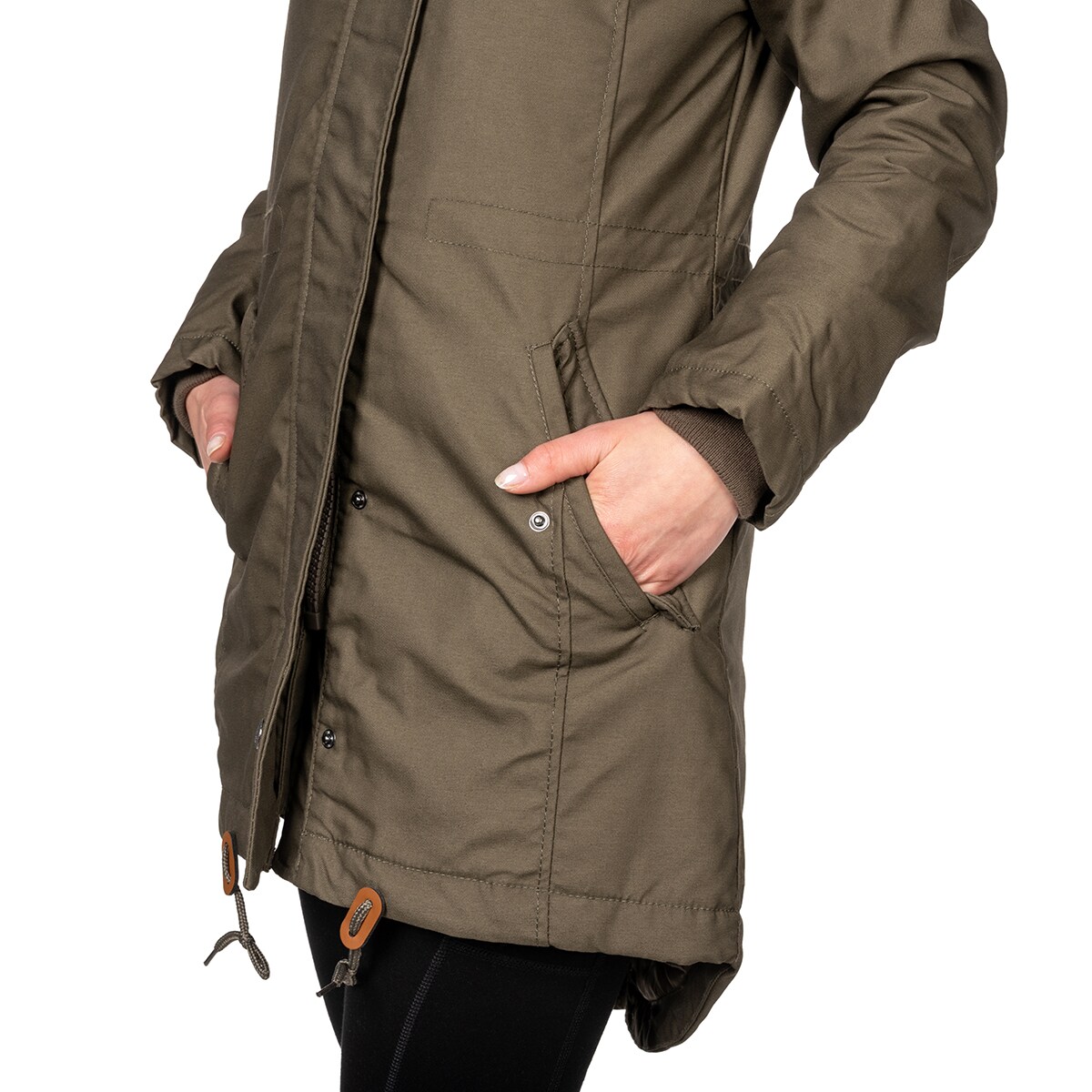 Brandit Women's Marsh Lake Parka Jacket - Olive