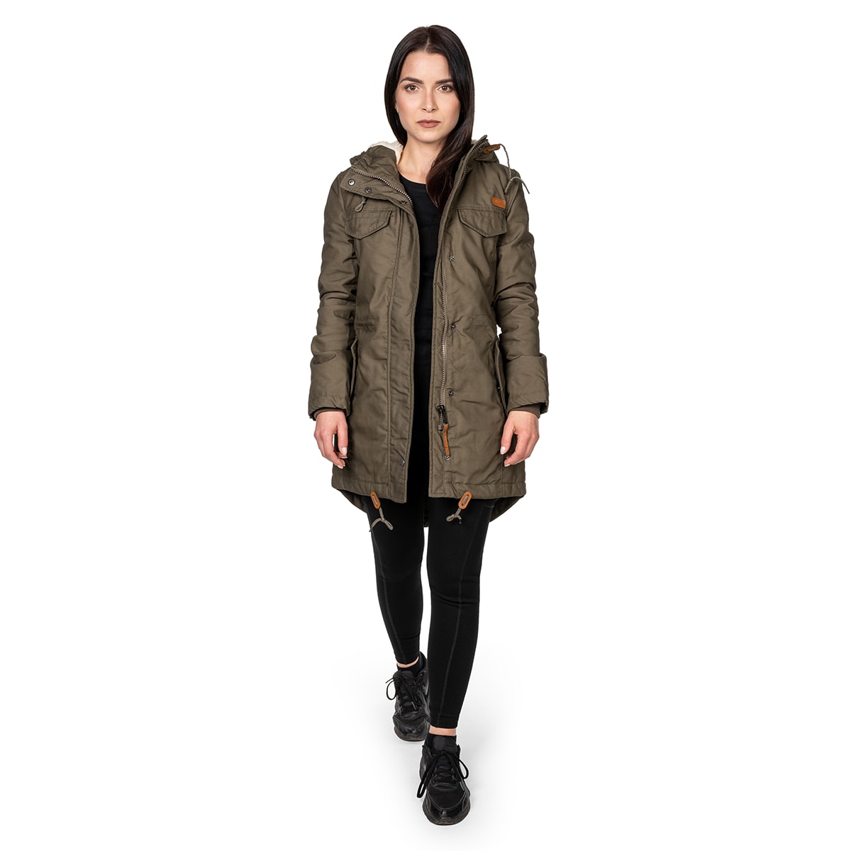 Brandit Women's Marsh Lake Parka Jacket - Olive