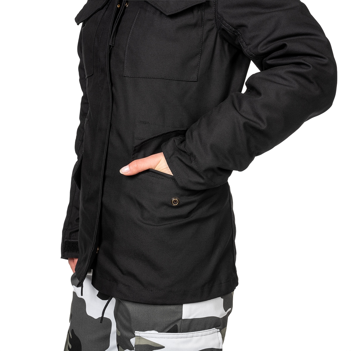 Brandit Women's M65 Standard Jacket - Black