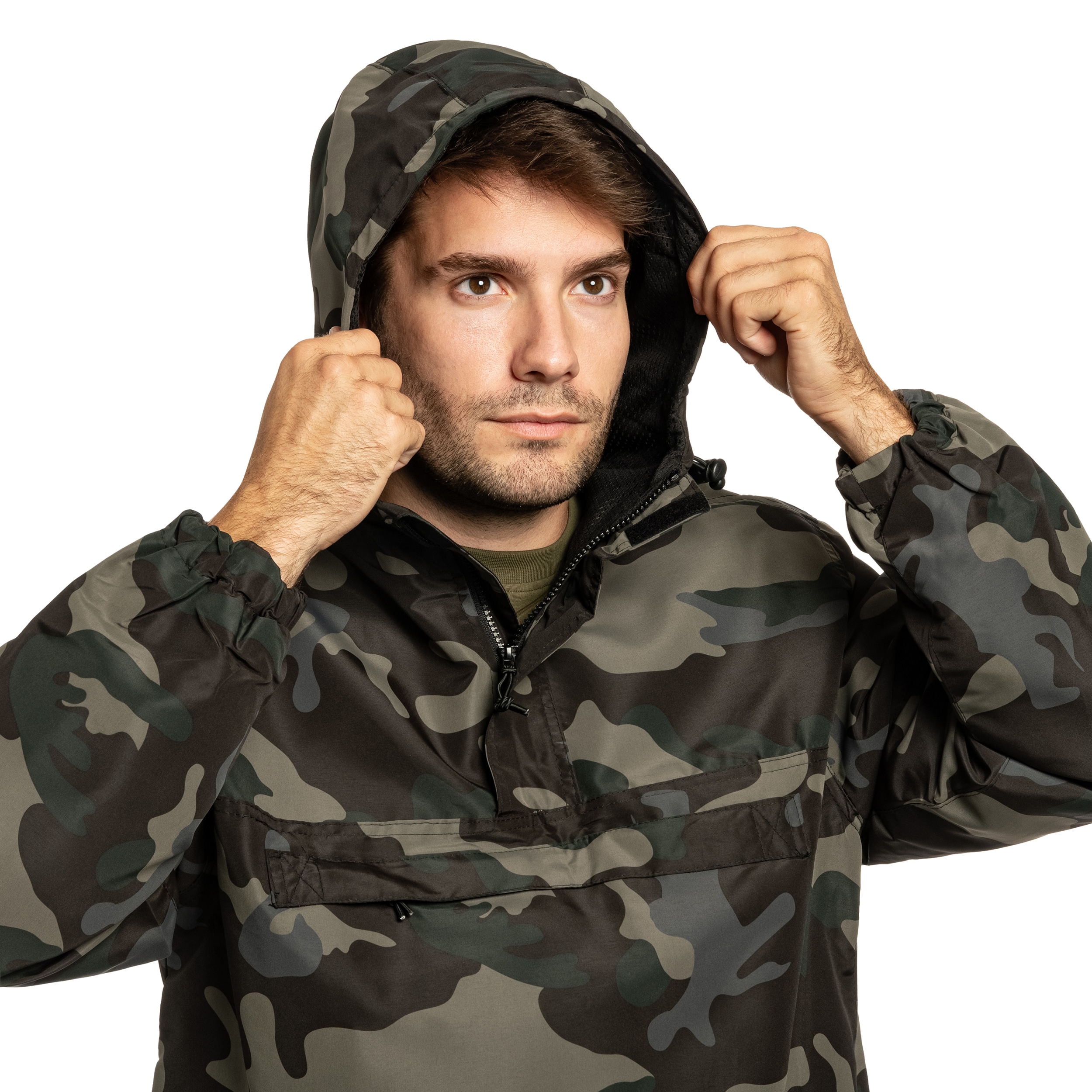 Brandit Summer Windbreaker Jacket - Dark Camo