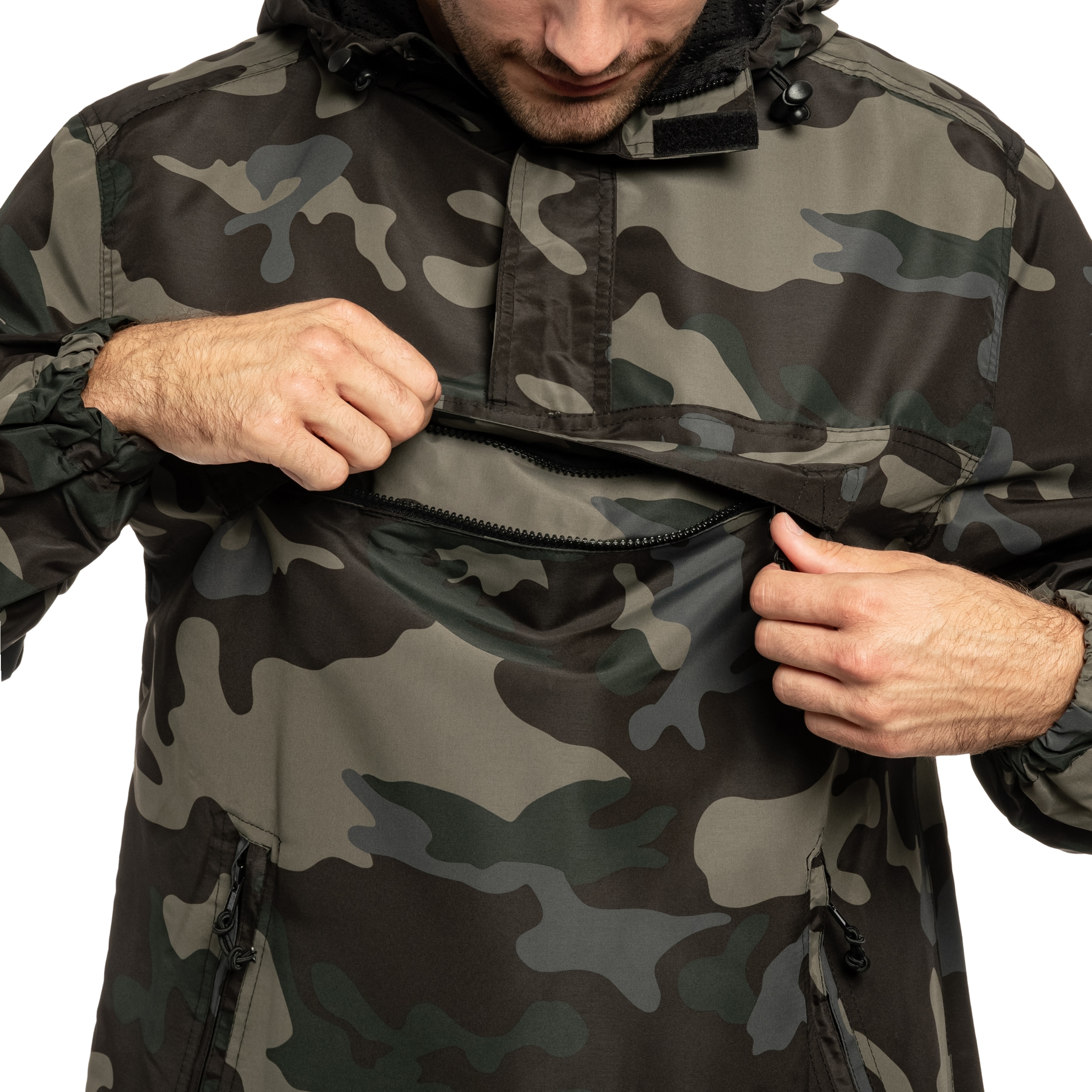 Brandit Summer Windbreaker Jacket - Dark Camo