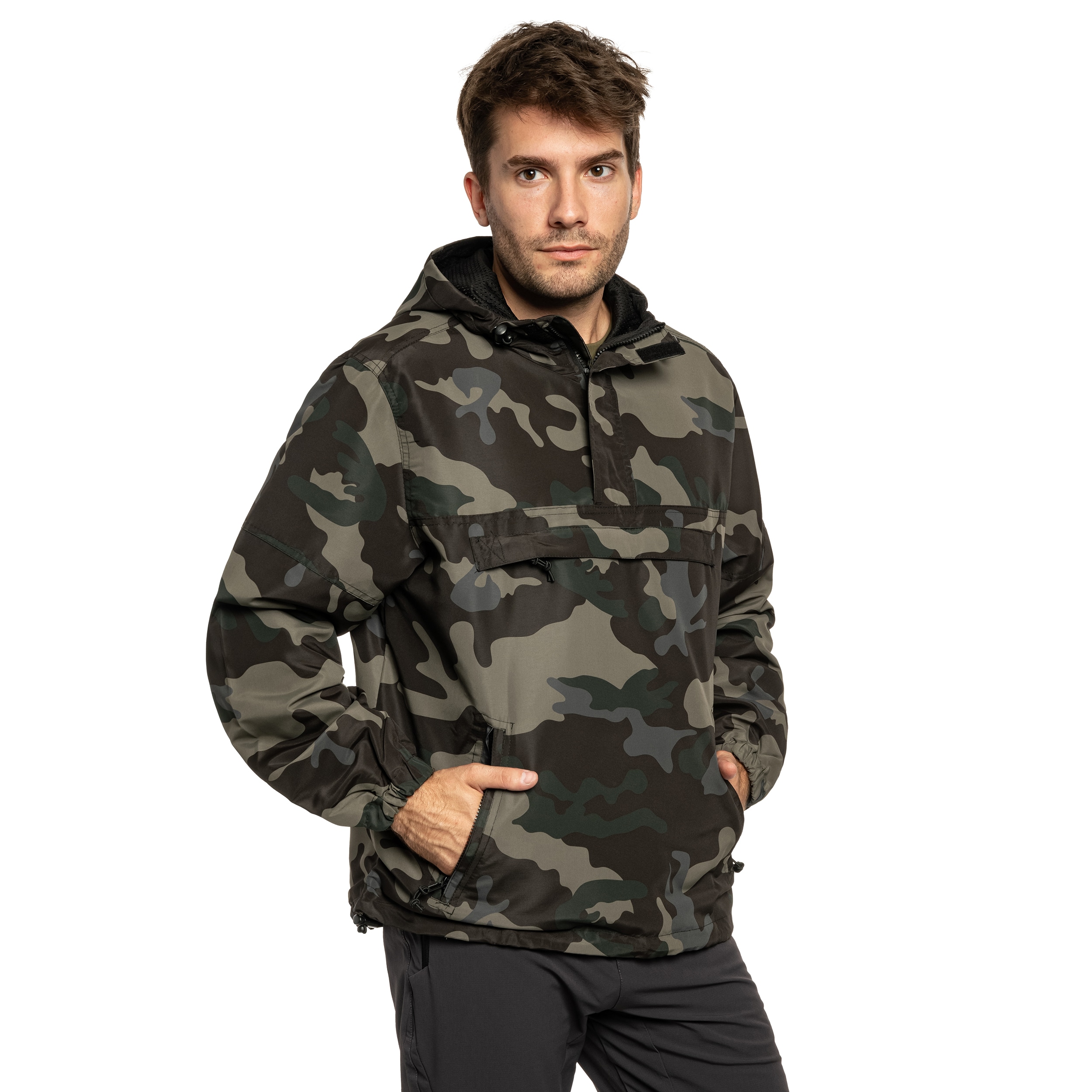 Brandit Summer Windbreaker Jacket - Dark Camo