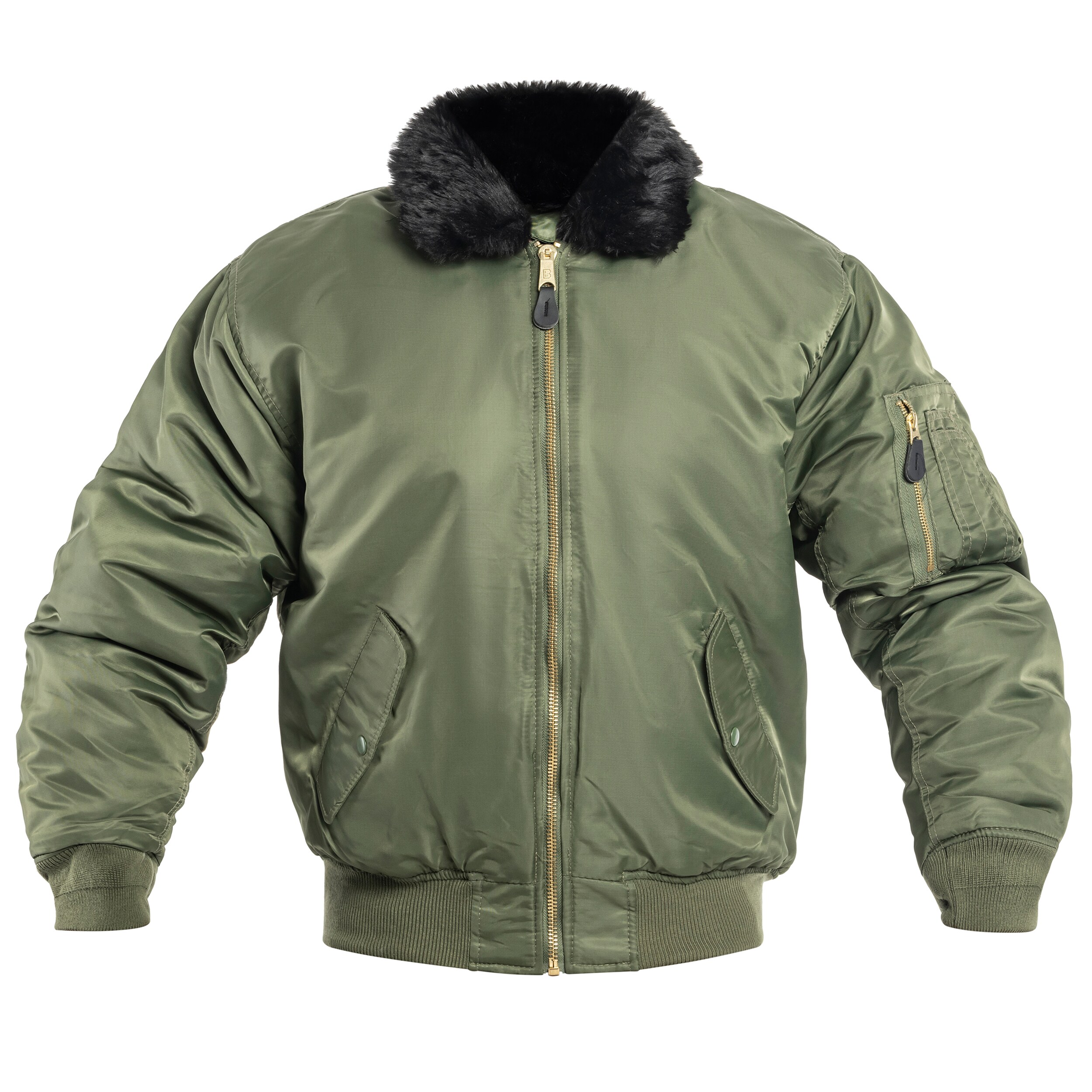 Brandit MA2 Fur Collar Jacket Olive Buy Online MILITARY Shop