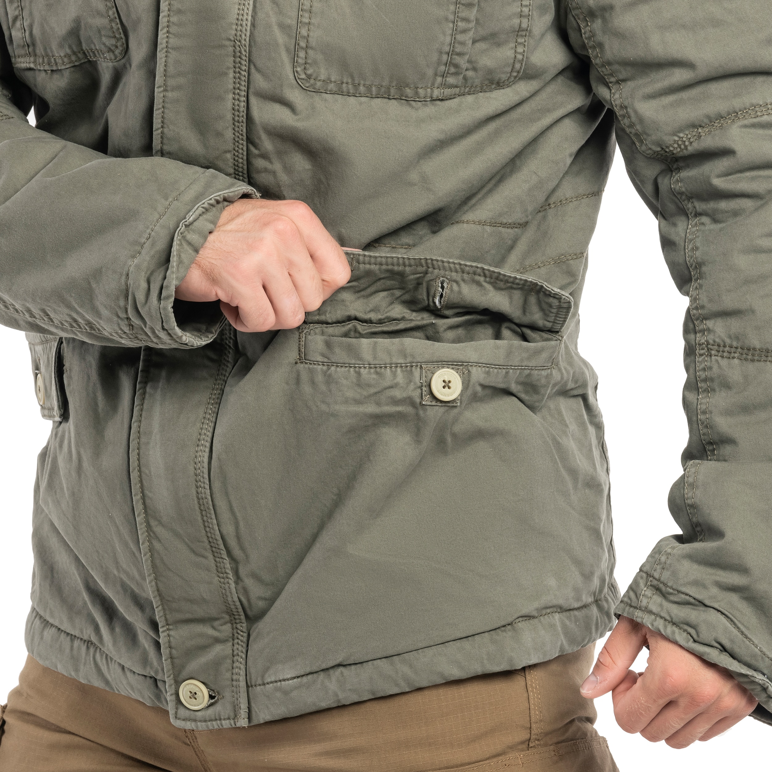 Brandit Britannia Winter Jacket - Olive