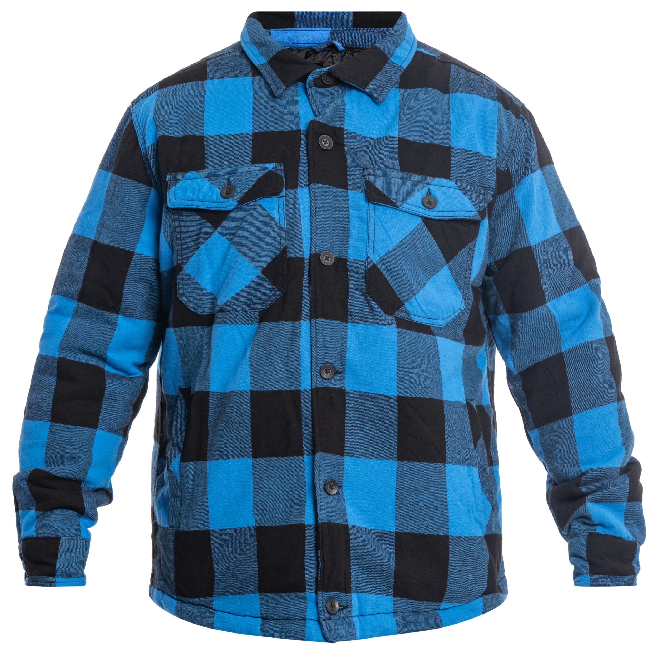 Brandit Lumber Jacket - Black/Blue 