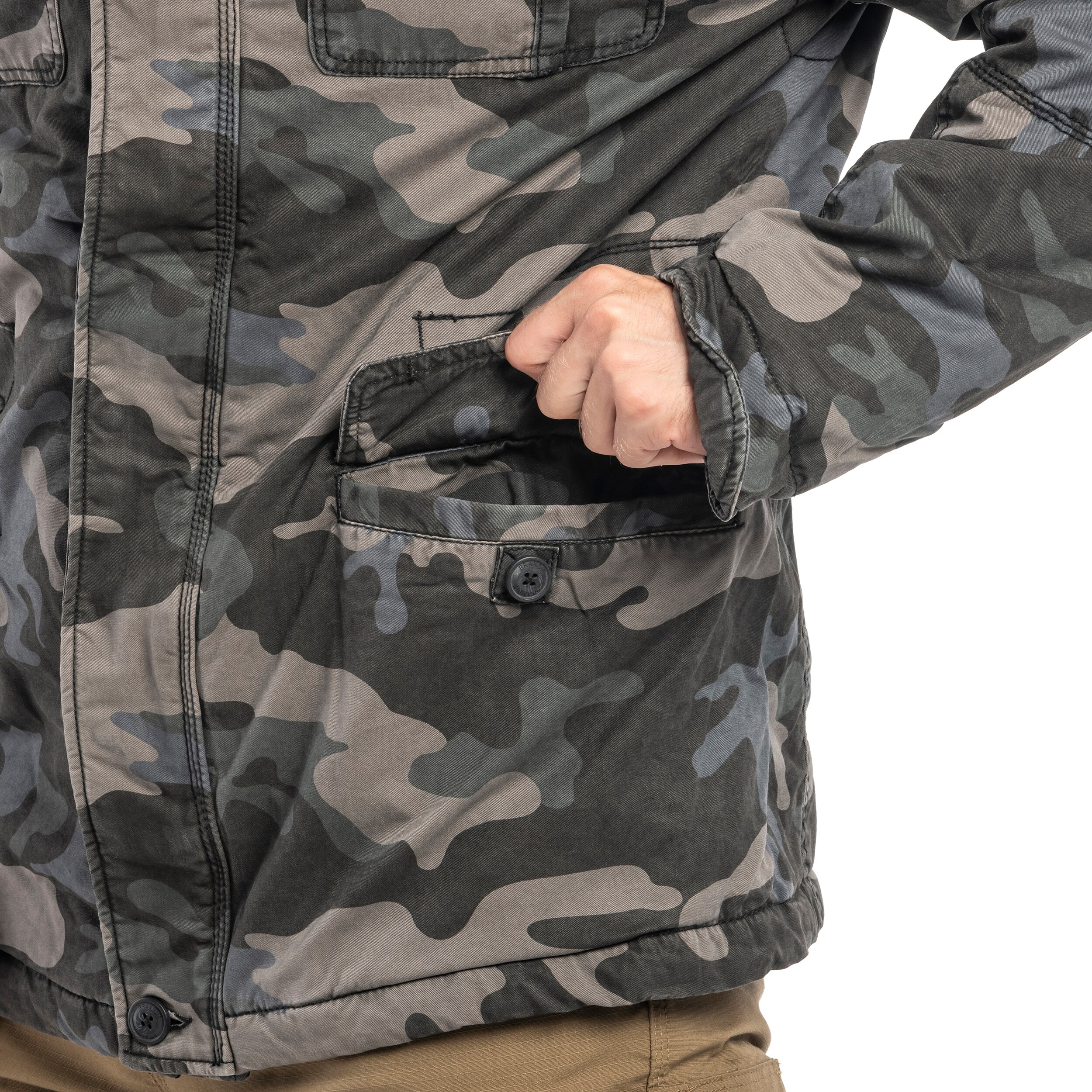 Brandit Britannia Winter Jacket - Dark Camo