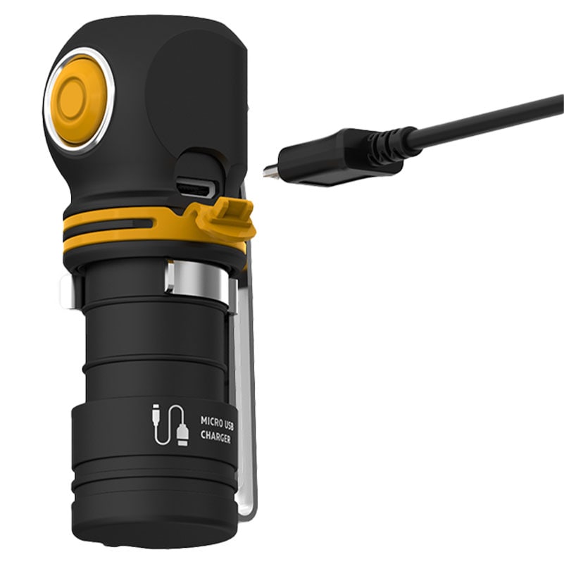 Armytek Elf C1 Micro-USB Warm 4w1 Angled Headlamp - 930 lumens