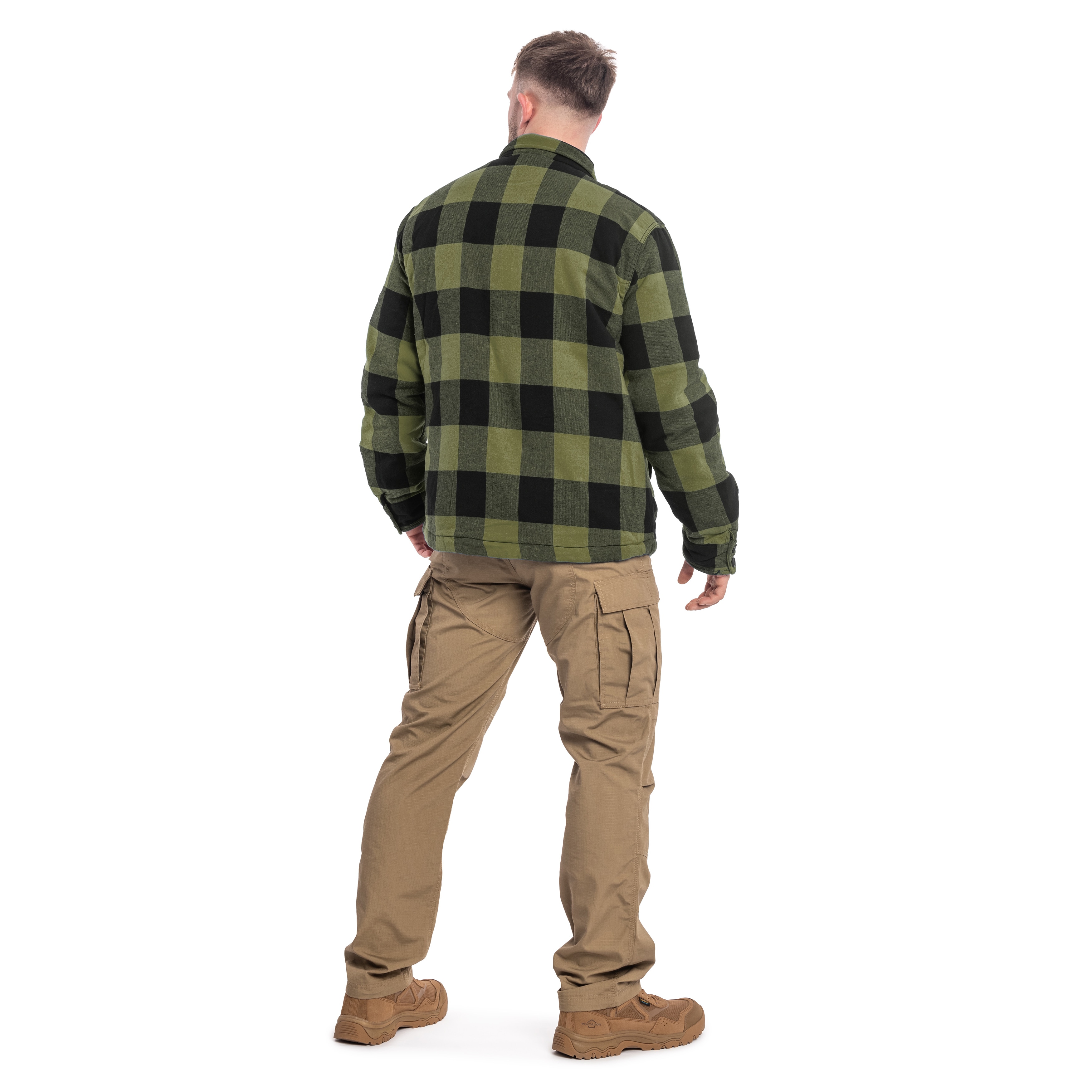 Brandit Lumber Jacket - Black/Olive