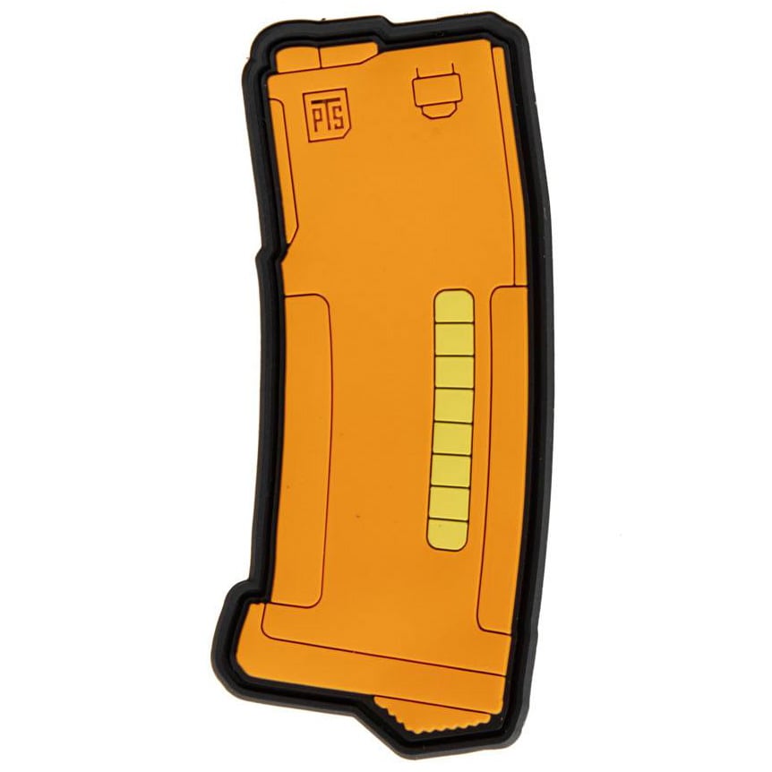 3D EPM PVC patch - orange