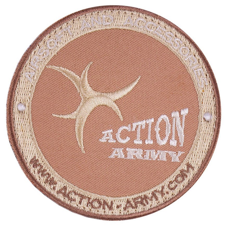 Action Army patch - brown