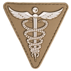 Mil-Tec PVC Medical 3D Patch - Coyote