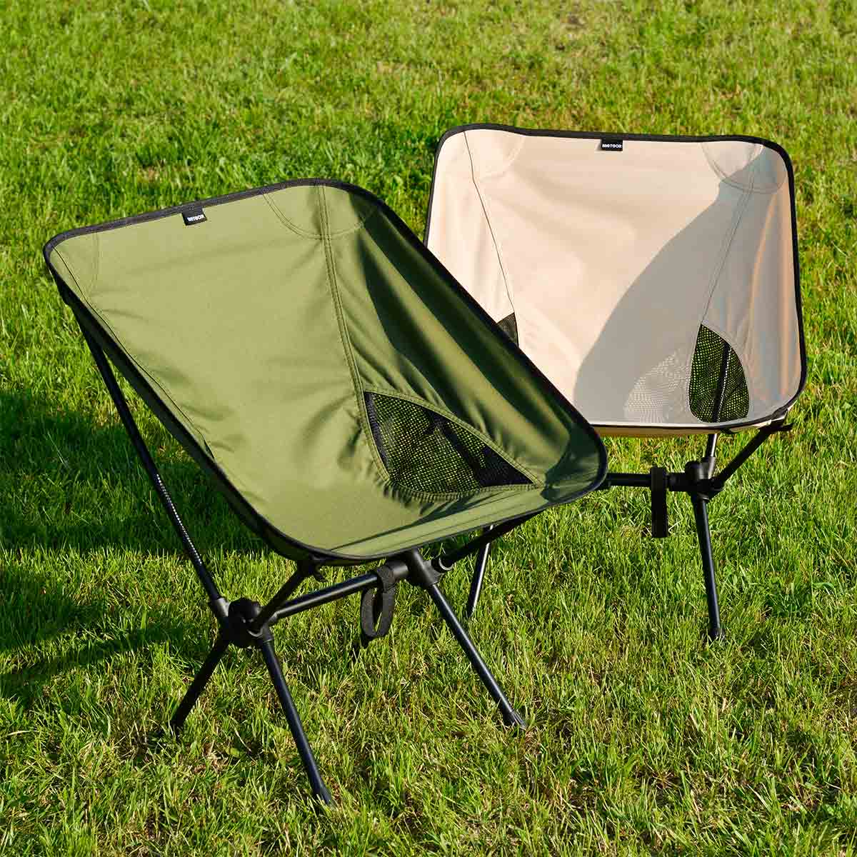 Meteor Schelp folding tourist chair - Khaki