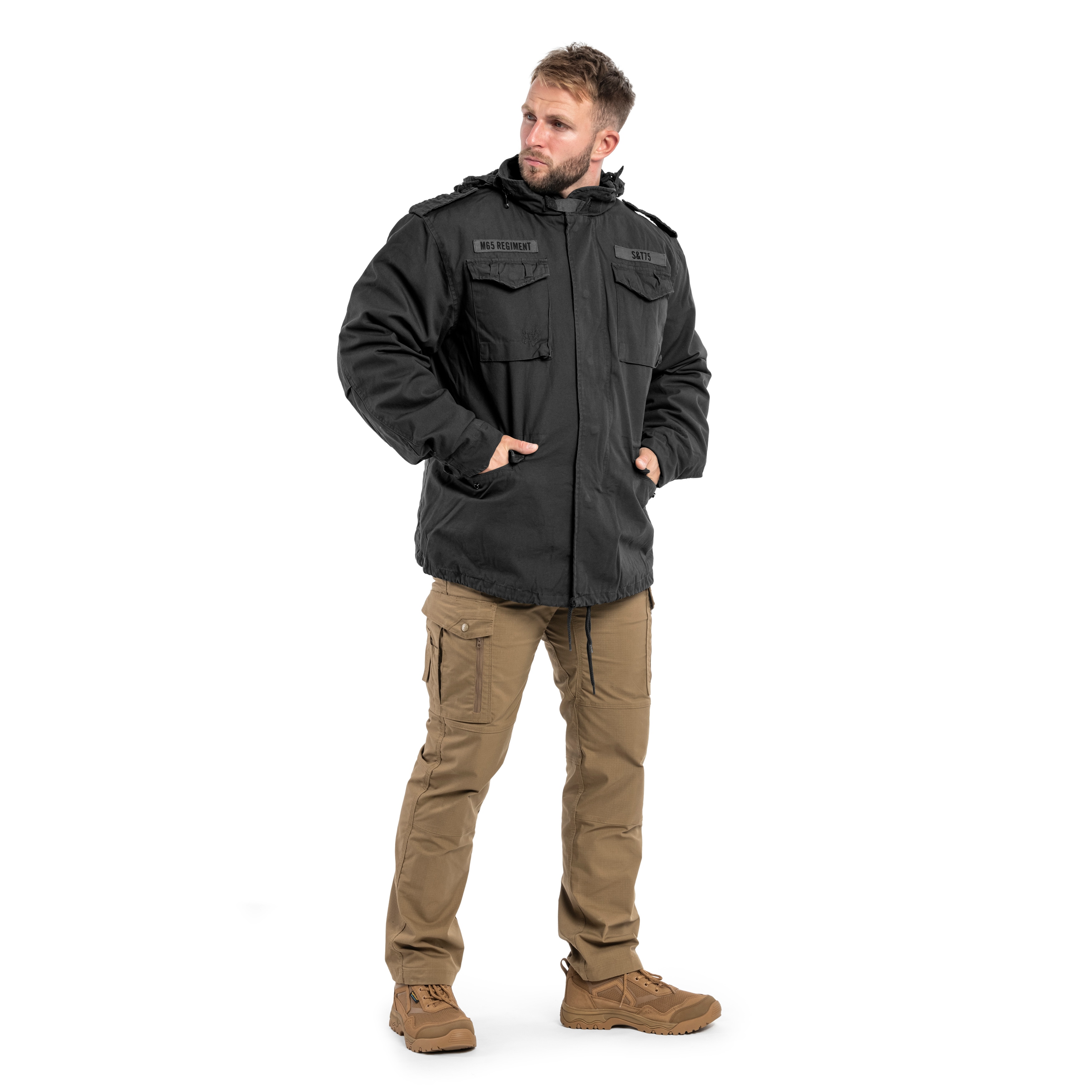 Surplus M65 Giant Regiment Jacket - Black