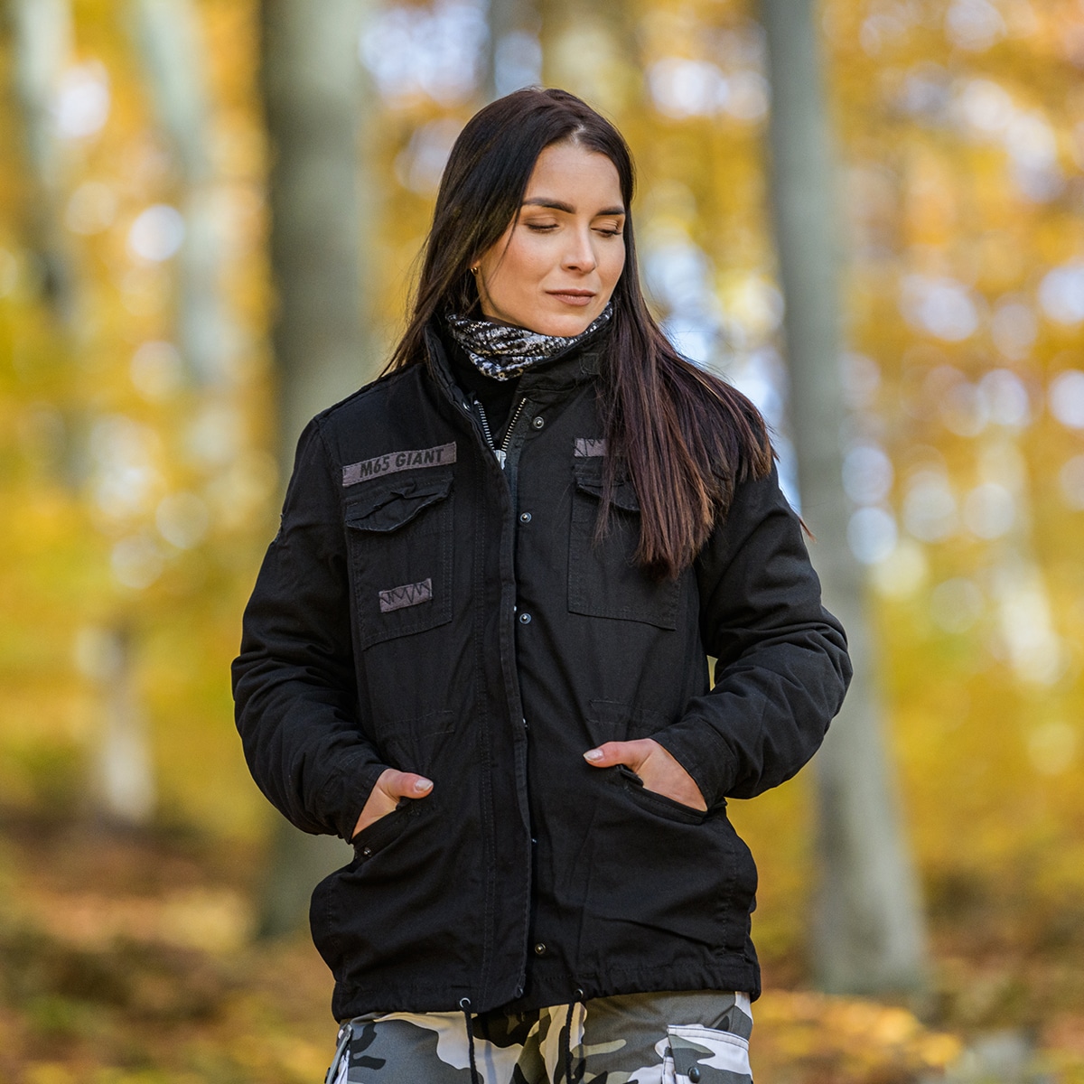 Brandit M65 Giant Women Jacket - Black