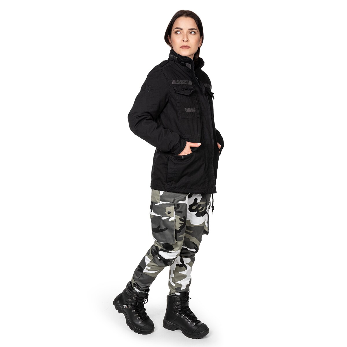 Brandit M65 Giant Women Jacket - Black