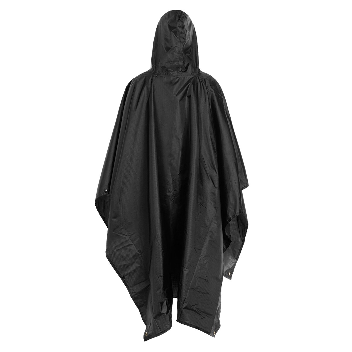 Badger Outdoor Rain Poncho Ripstop Black