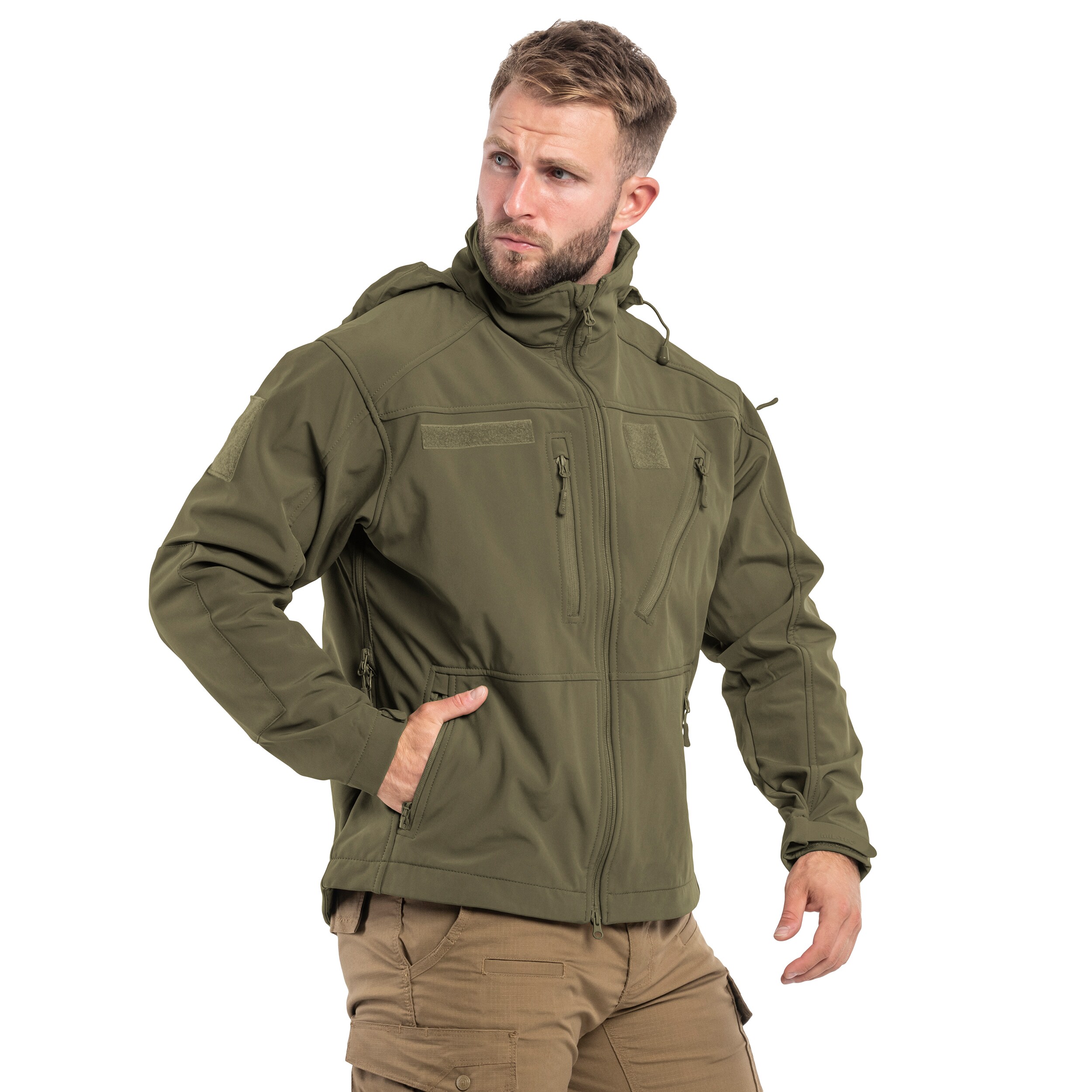 Mil-Tec SCU 14 Softshell Jacket - Ranger Green