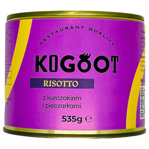 Kogoot preserved food - Risotto with chicken and mushrooms 535 g