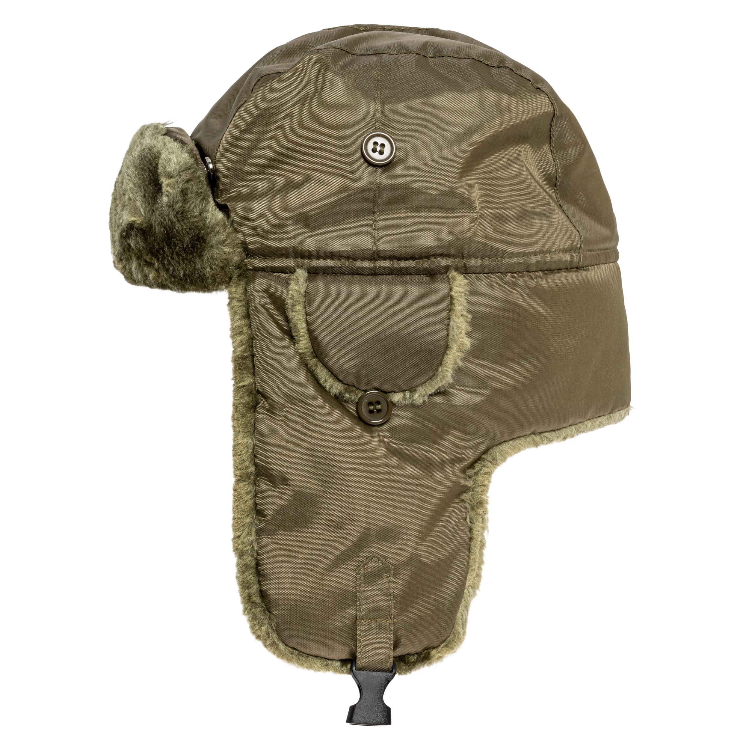 Mil-Tec MA1 Pilot Fur Hat - OD