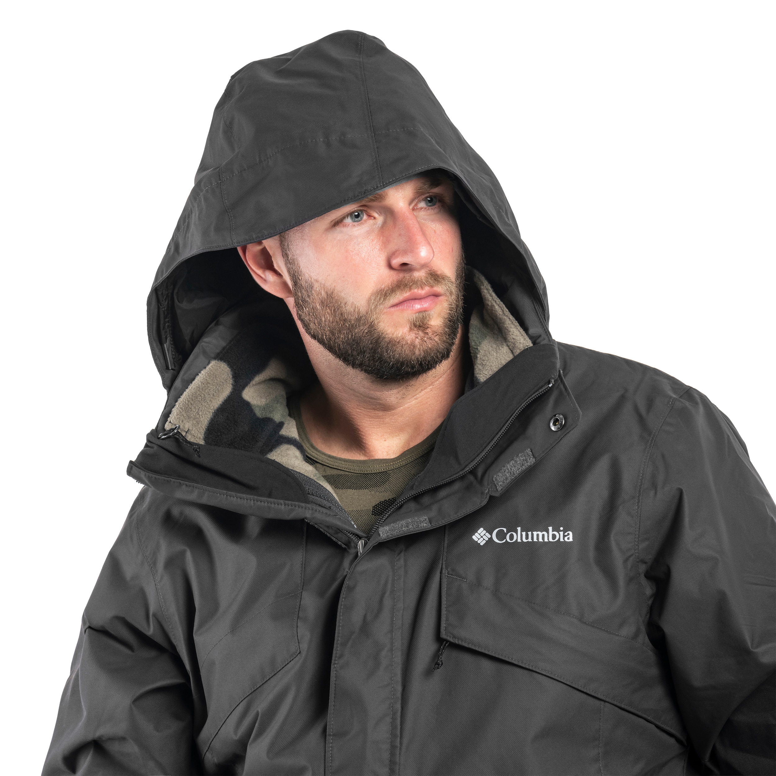 Columbia Bugaboo II Fleece Interchange Jacket - Shark