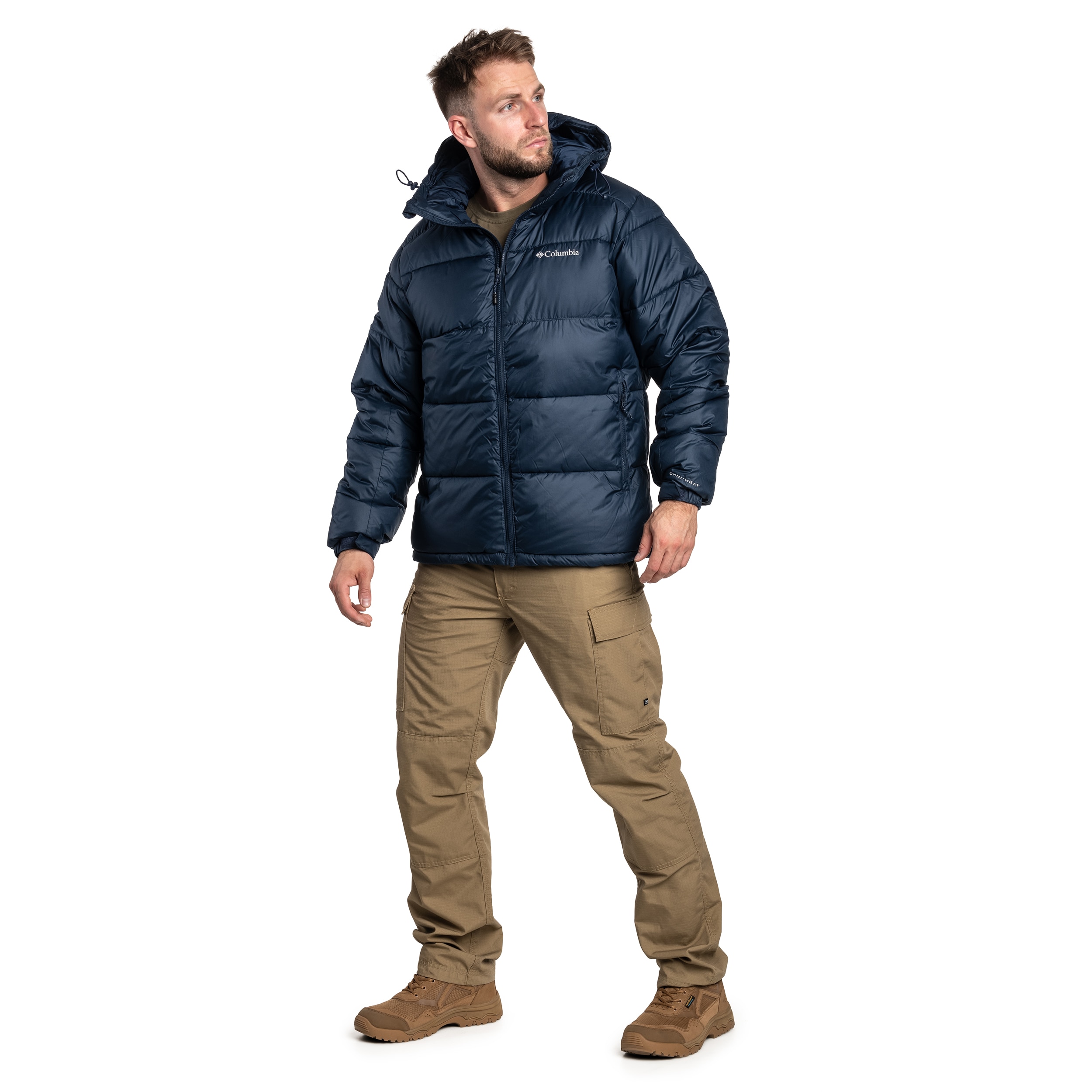 Columbia Pike Lake II Hooded jacket - Collegiate Navy