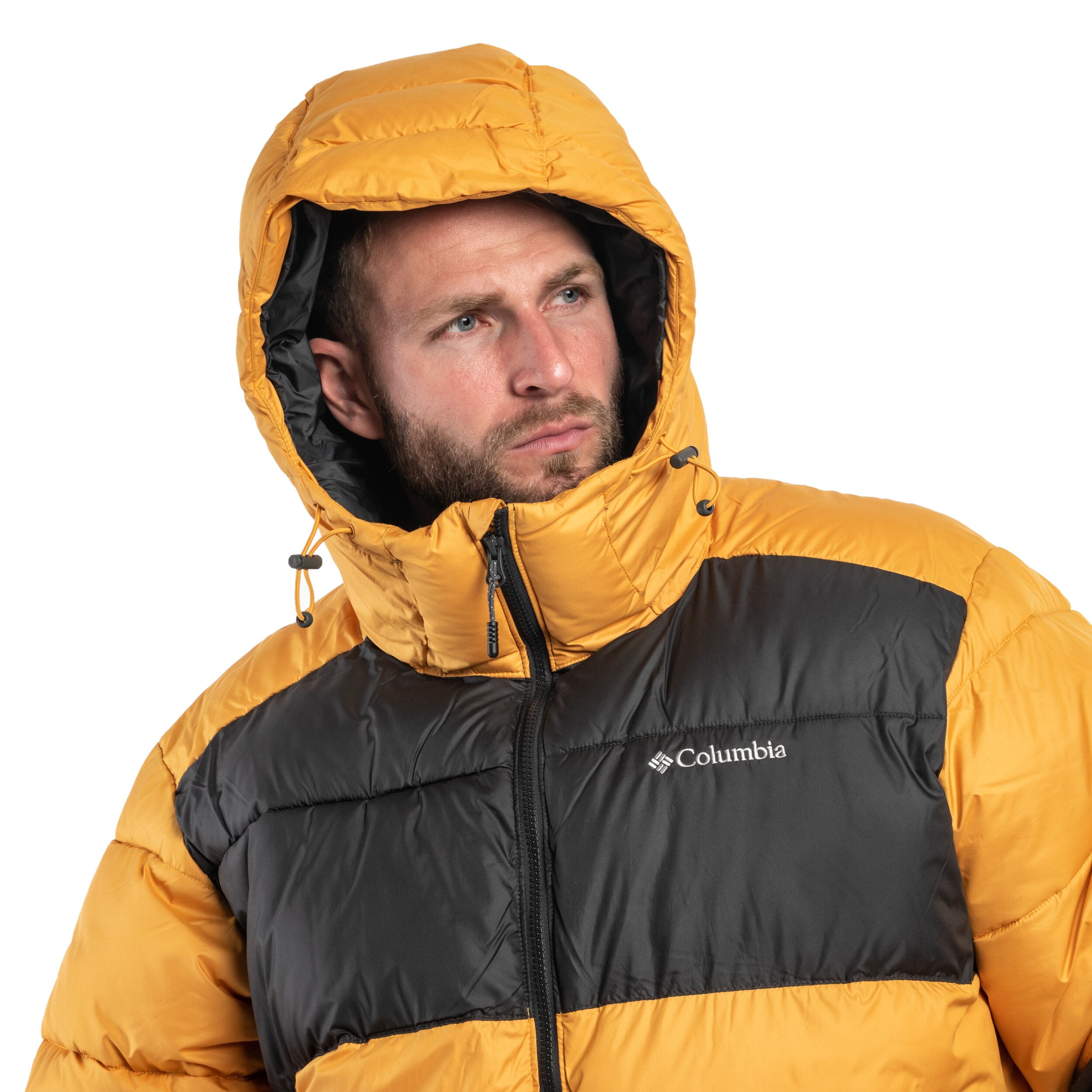 Columbia Pike Lake II Hooded Jacket - Raw Honey/Shark