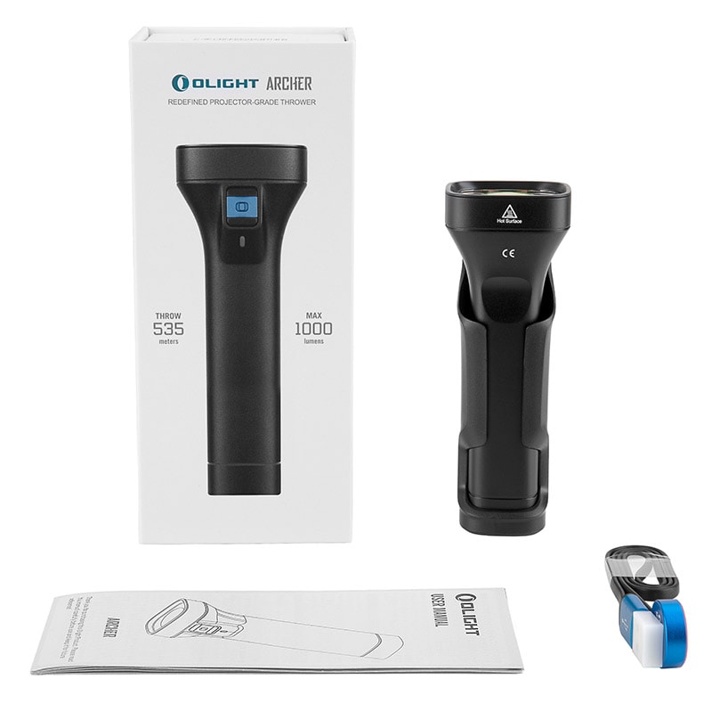 Olight Archer Rechargeable Torch - 1000 lumens
