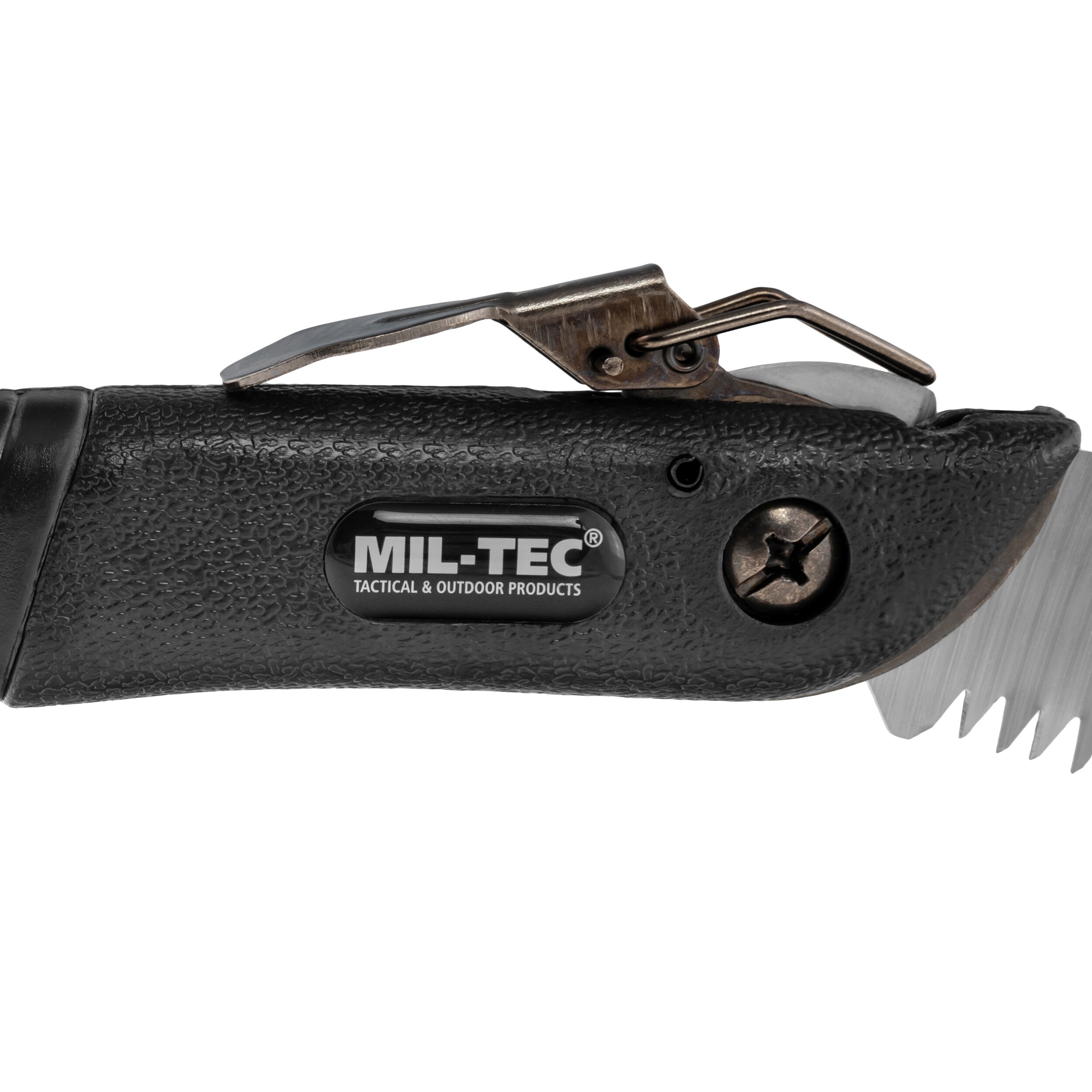 Mil-Tec Folding Saw - Carbon Steel - Black