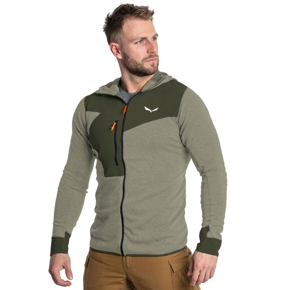 Salewa Puez 2 Dry Sweatshirt - Dark Olive