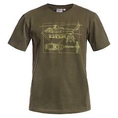UH-60A Black Hawk T-shirt - Olive