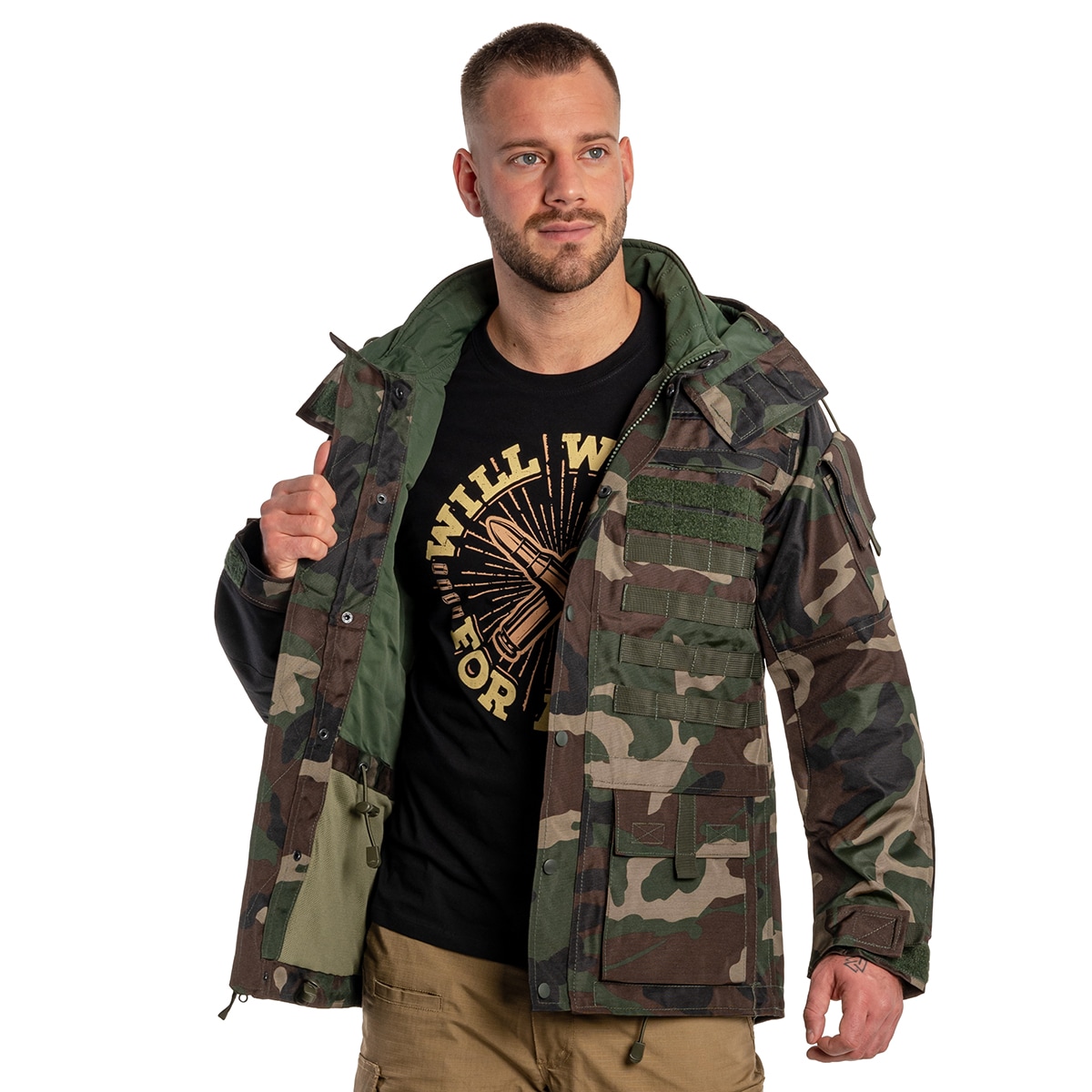 Brandit Performance Outdoor Jacket - Woodland
