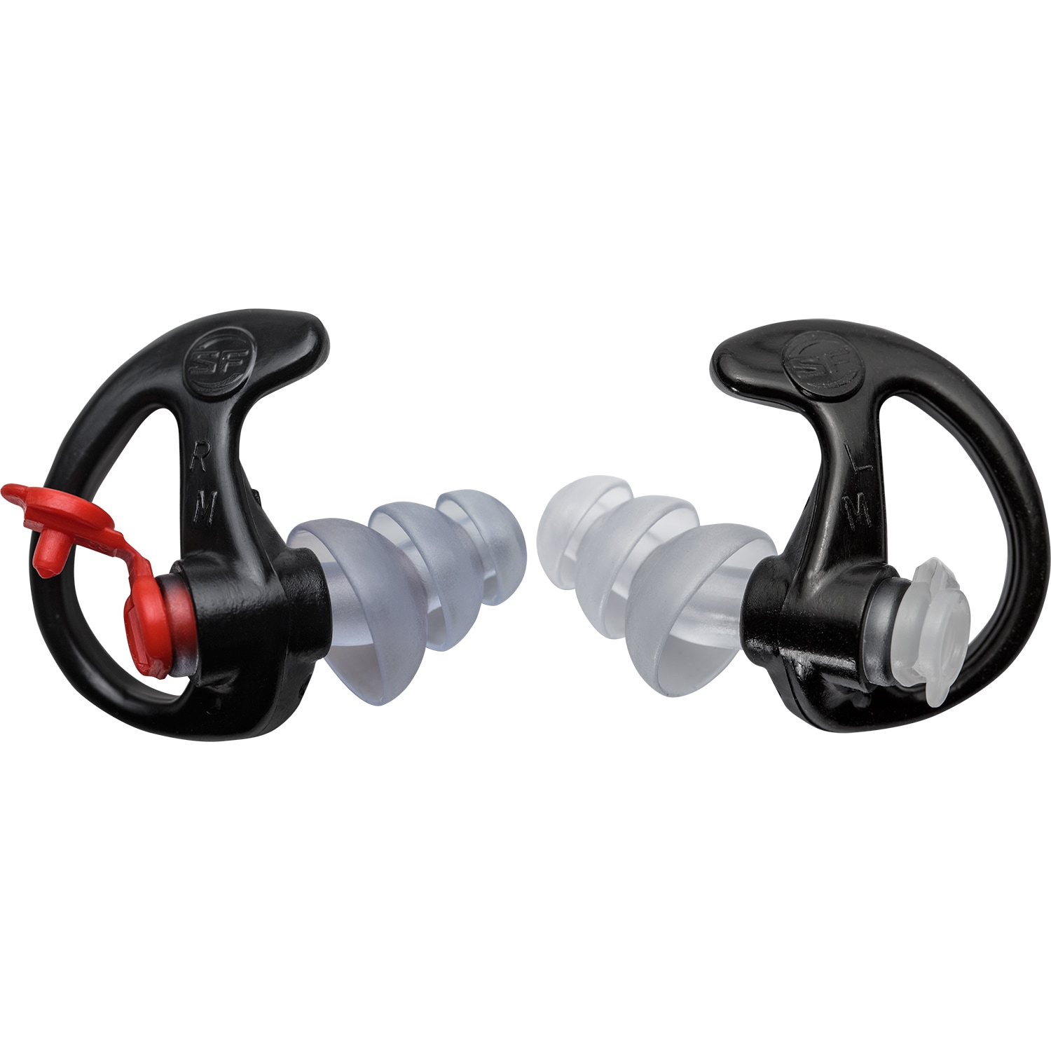 SureFire EarPro EP4 Sonic Defenders M Semi-active Hearing Protectors - Black