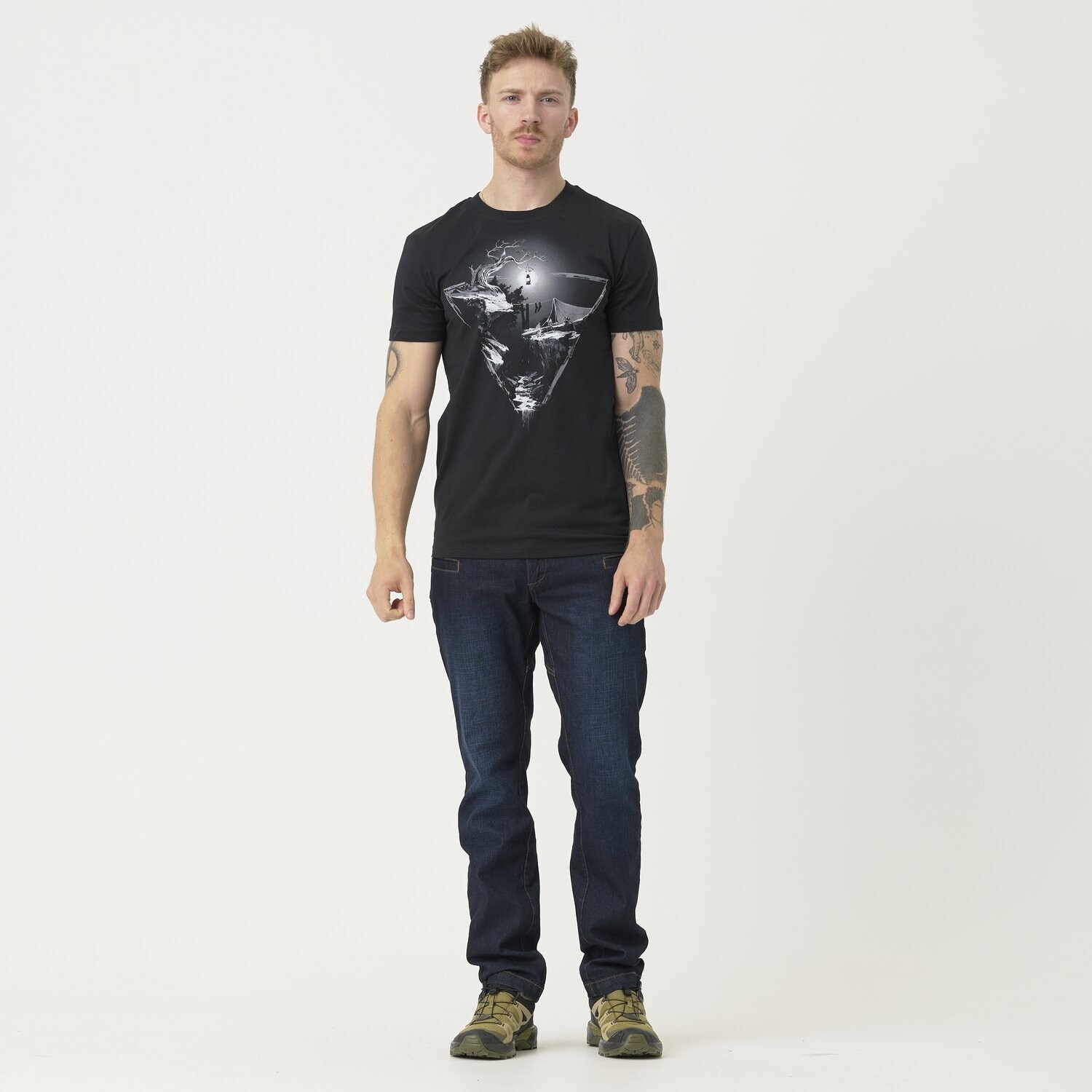 Helikon Night Valley T-shirt - Black