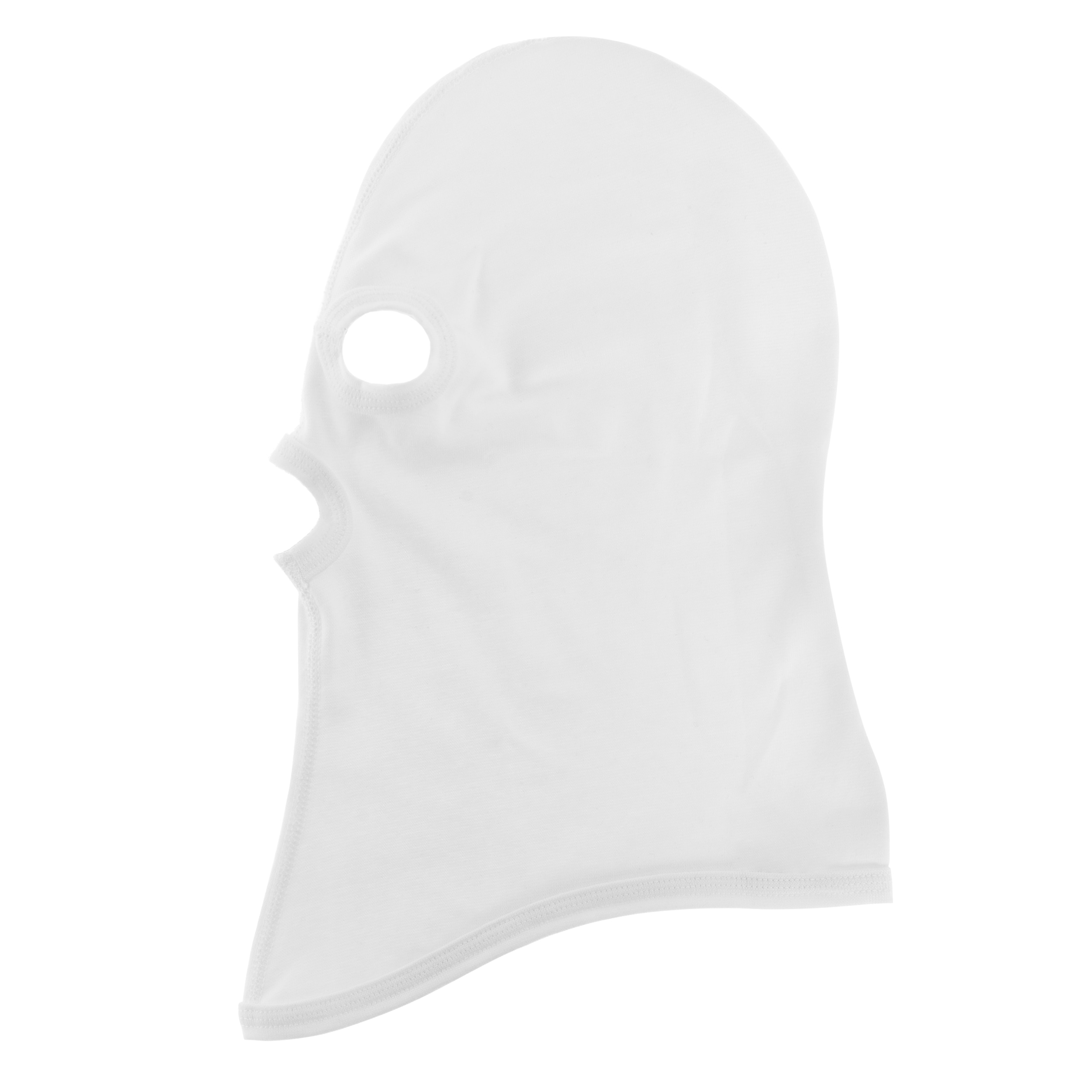 Polandex balaclava with 3 holes for eyes and mouth - White