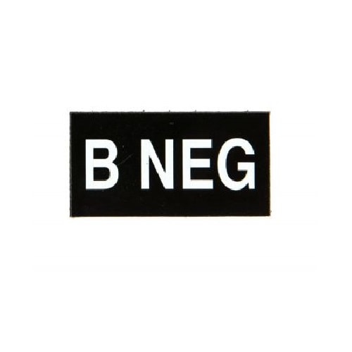 Combat-ID patch - NEG blood group B 