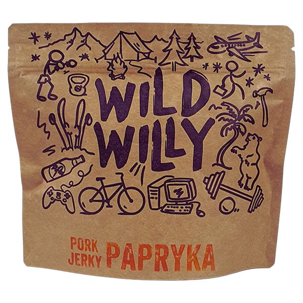 Wild Willy Pork Jerky dried pork pepper 100 g