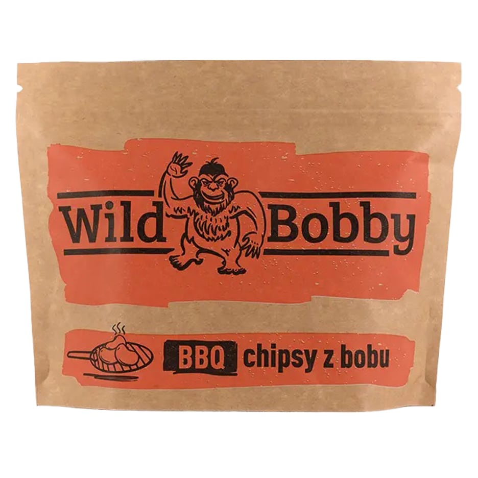 Wild Bobby Broad Bean Chips BBQ flavor 100 g