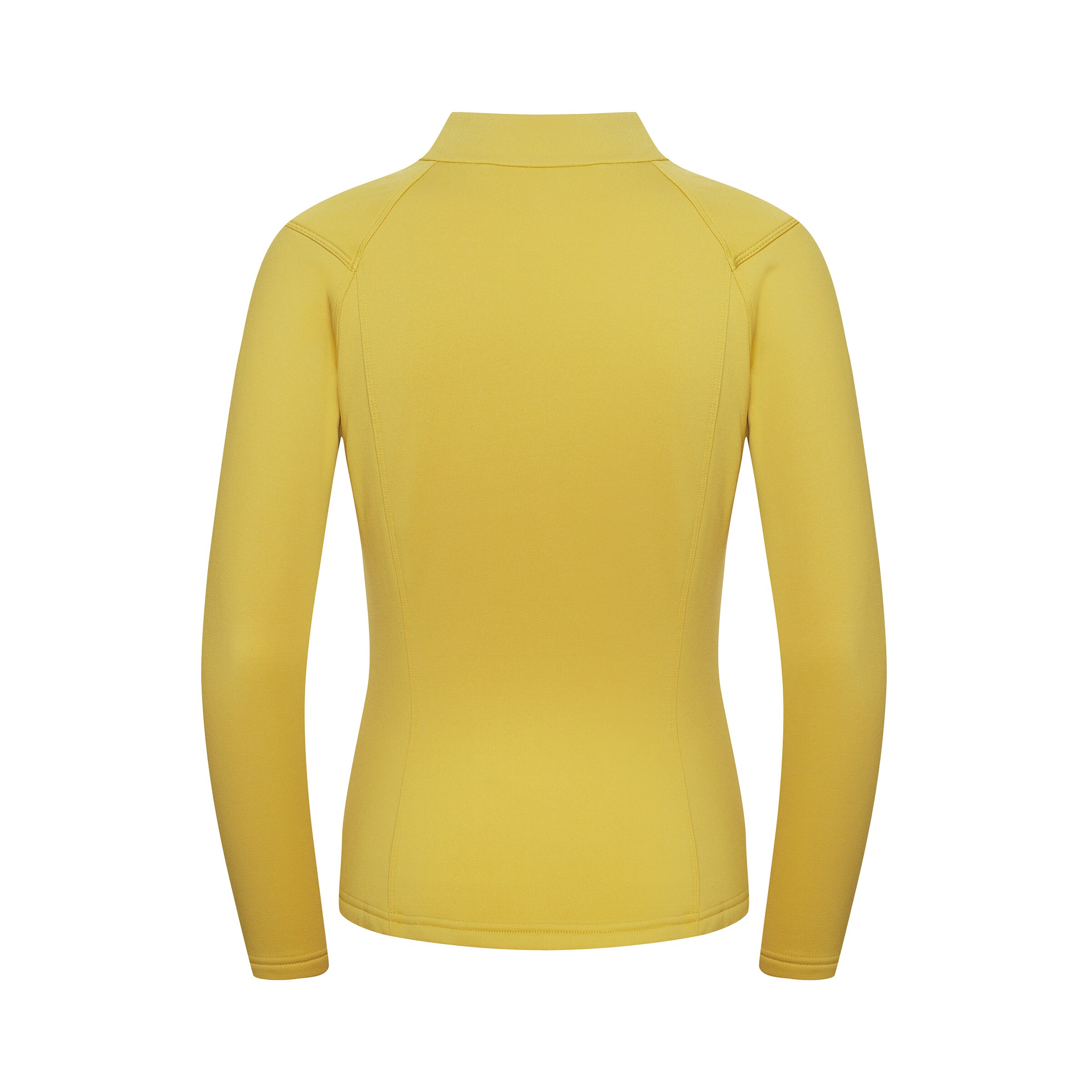 Fjord Nansen VIK Full ZIP Women's sweatshirt - Amber Yellow